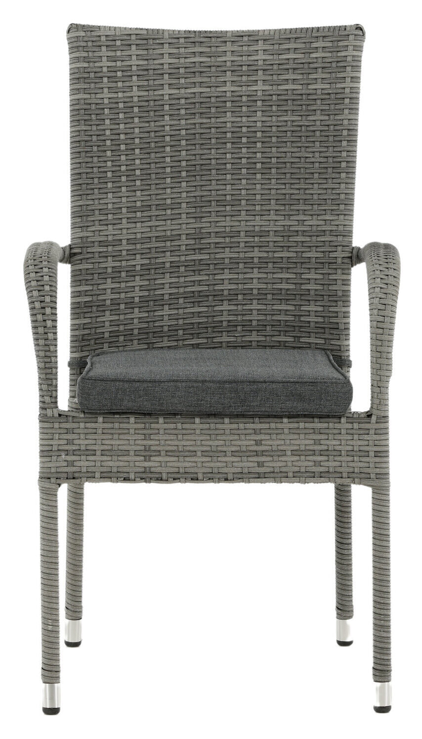 Nohr Tuinstoel 'Demareo' Wicker, kleur Grijs