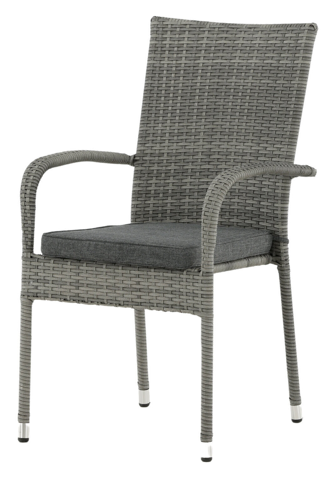 Nohr Tuinstoel 'Demareo' Wicker, kleur Grijs