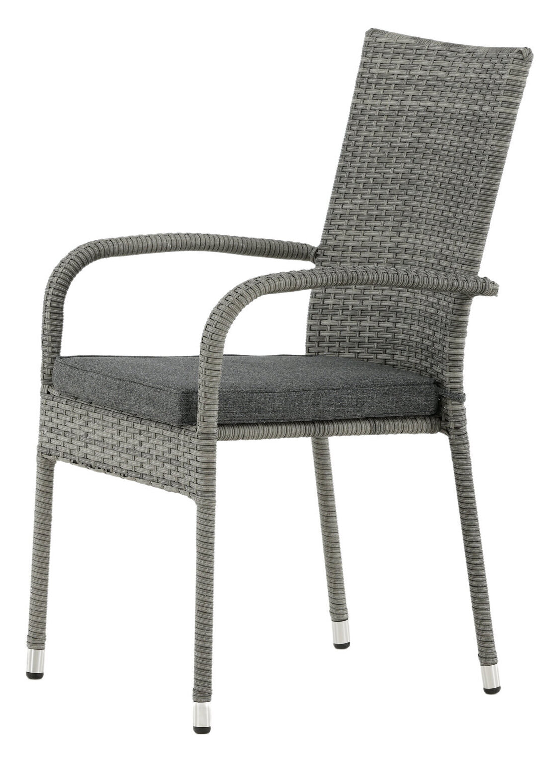 Nohr Tuinstoel 'Demareo' Wicker, kleur Grijs