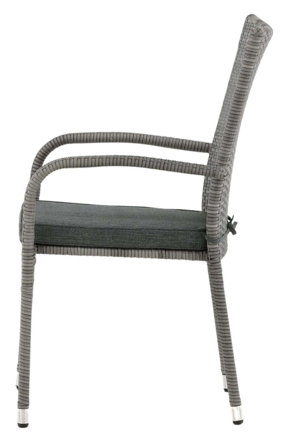 Nohr Tuinstoel 'Demareo' Wicker, kleur Grijs