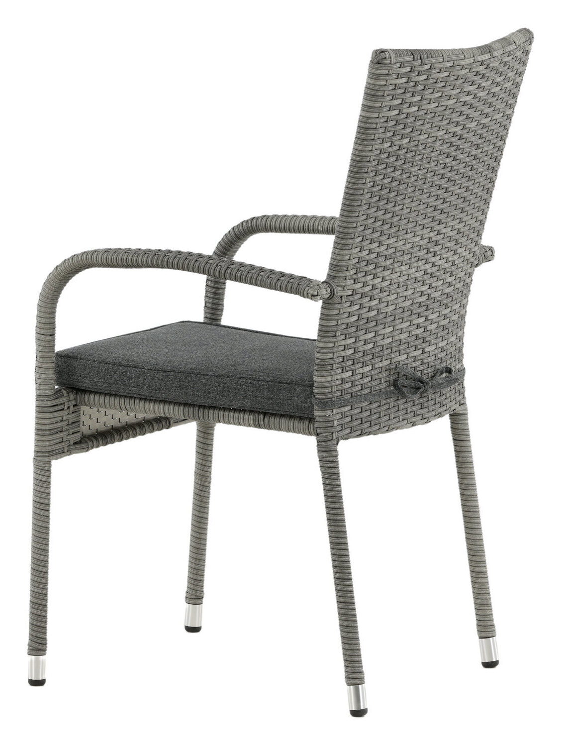 Nohr Tuinstoel 'Demareo' Wicker, kleur Grijs