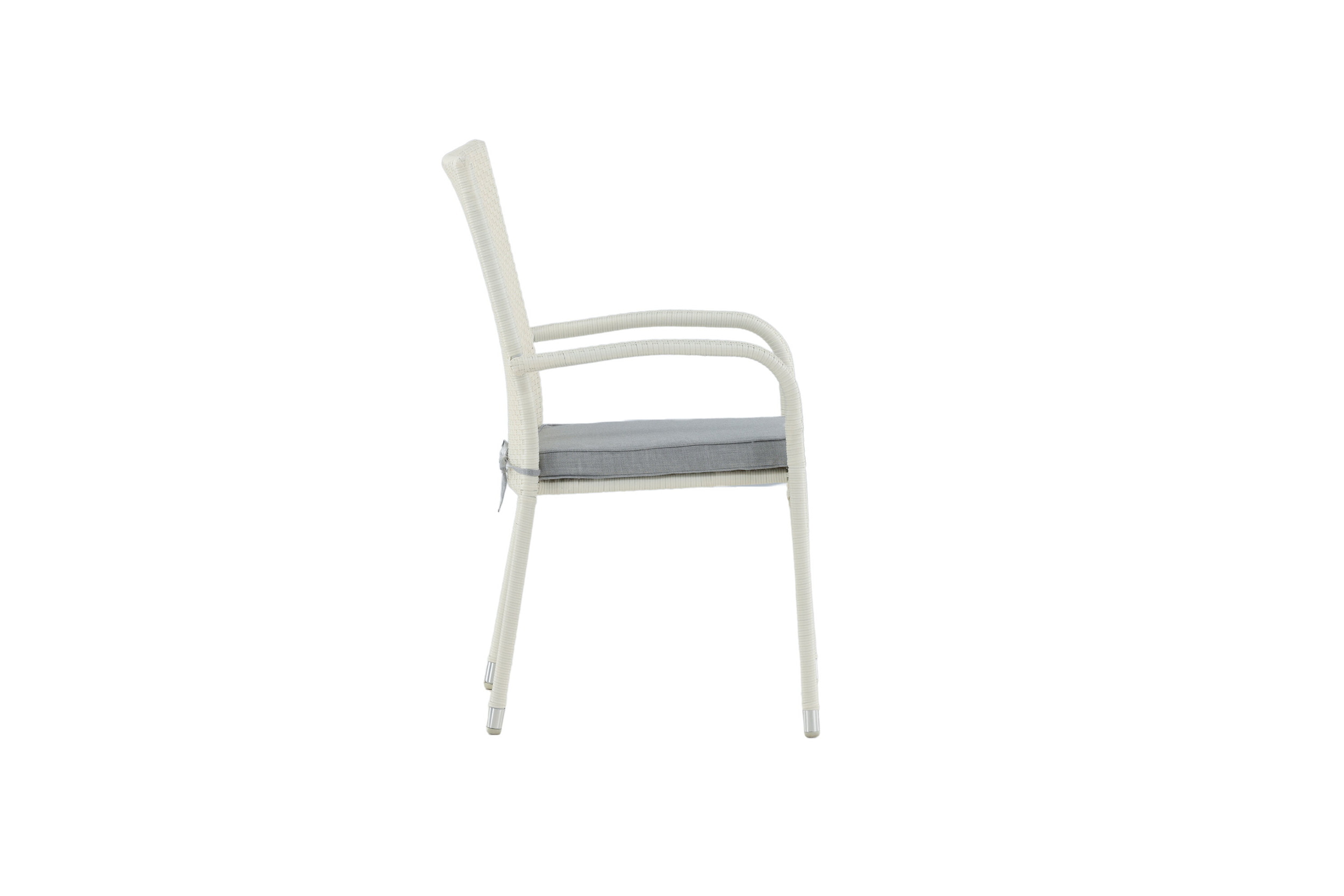 Nohr Tuinstoel 'Demareo' Wicker, kleur Wit