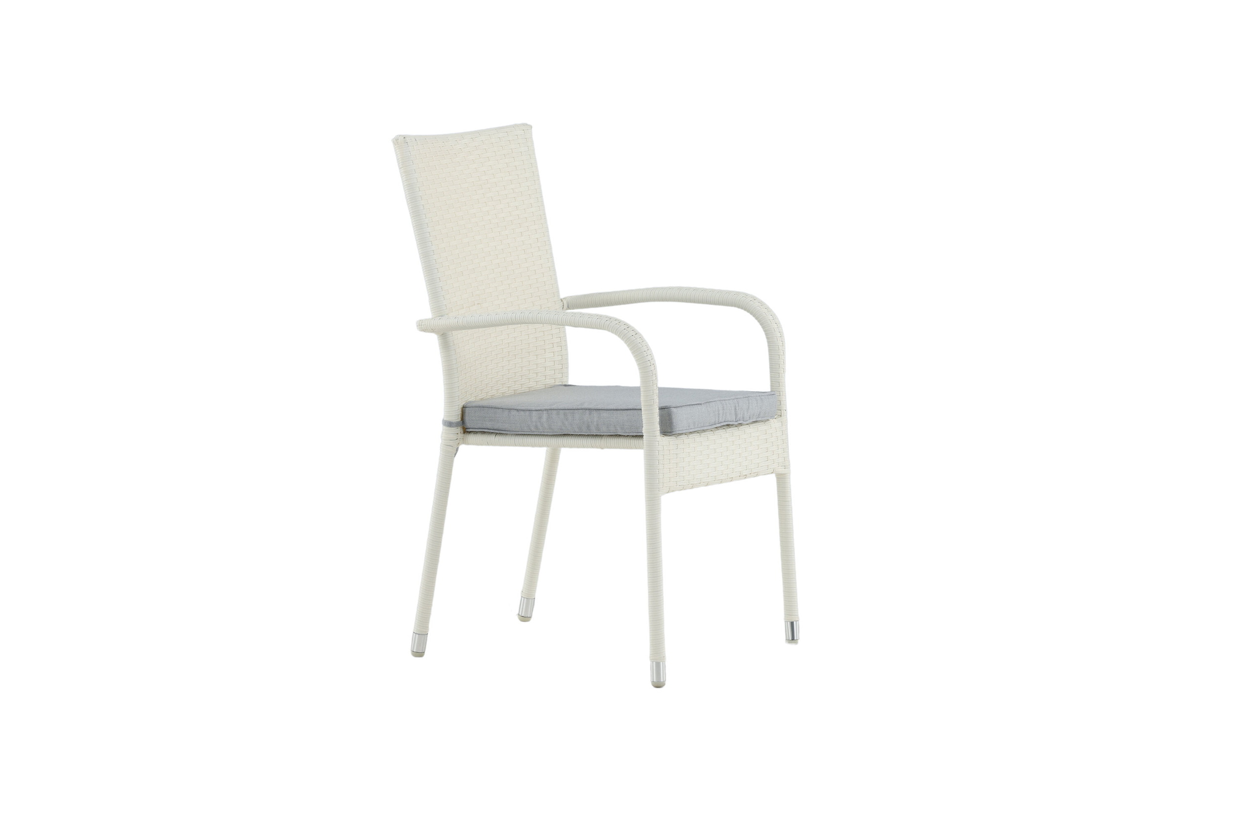 Nohr Tuinstoel 'Demareo' Wicker, kleur Wit
