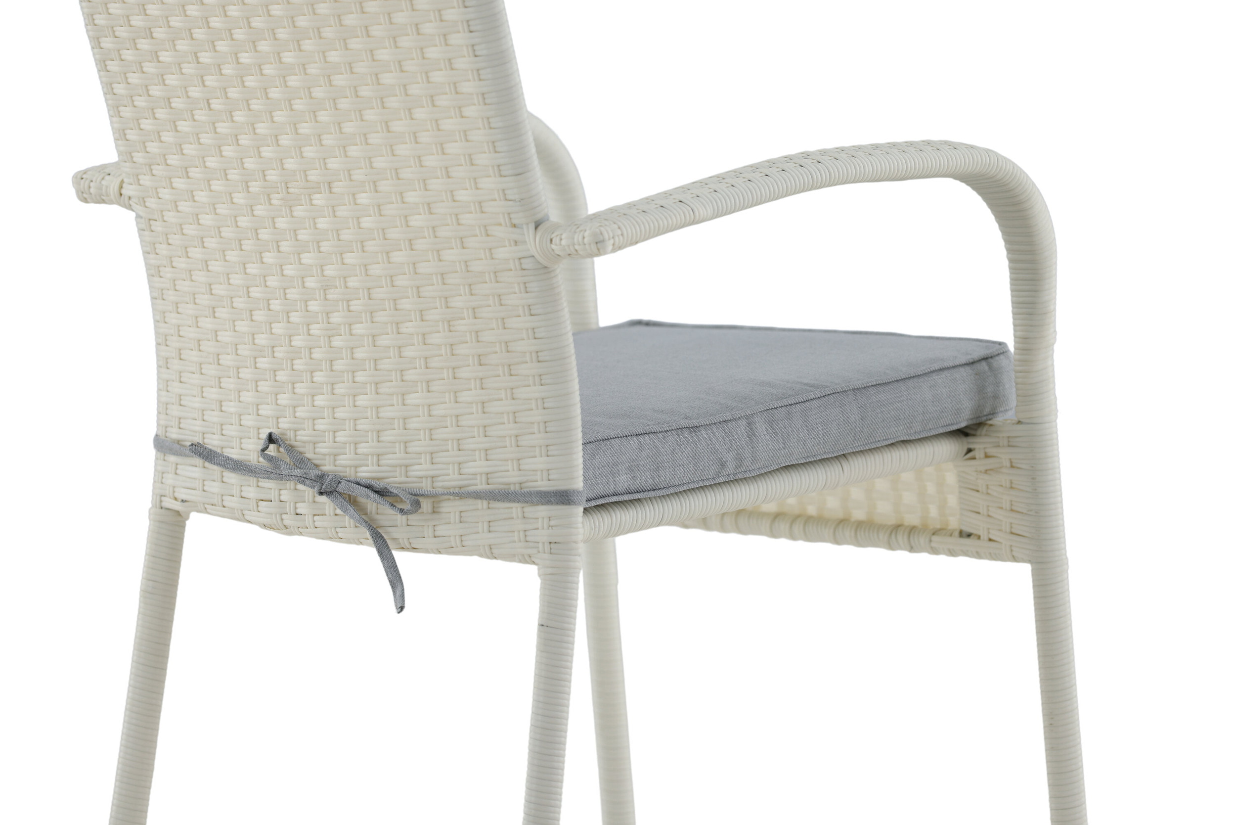 Nohr Tuinstoel 'Demareo' Wicker, kleur Wit