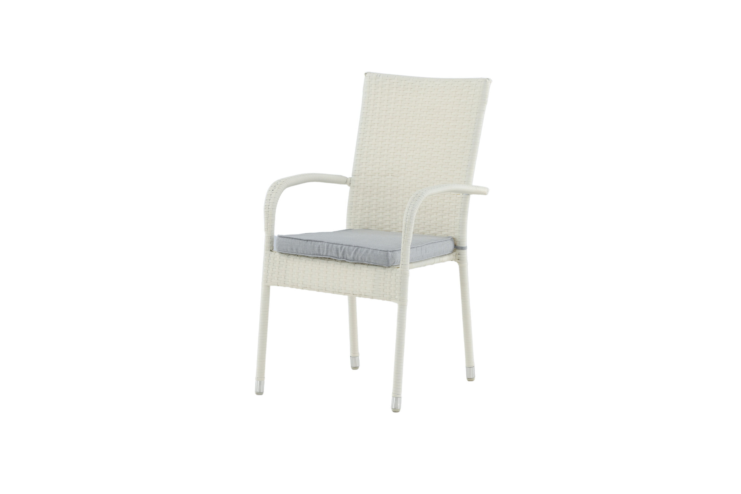 Nohr Tuinstoel 'Demareo' Wicker, kleur Wit