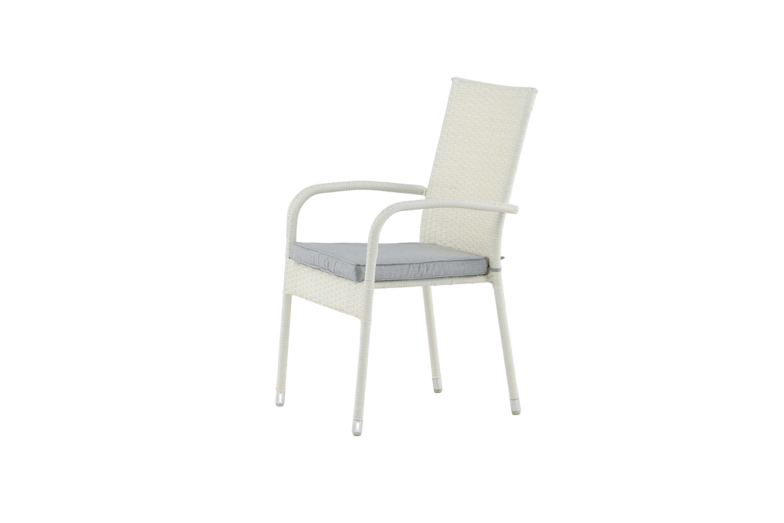 Nohr Tuinstoel 'Demareo' Wicker, kleur Wit
