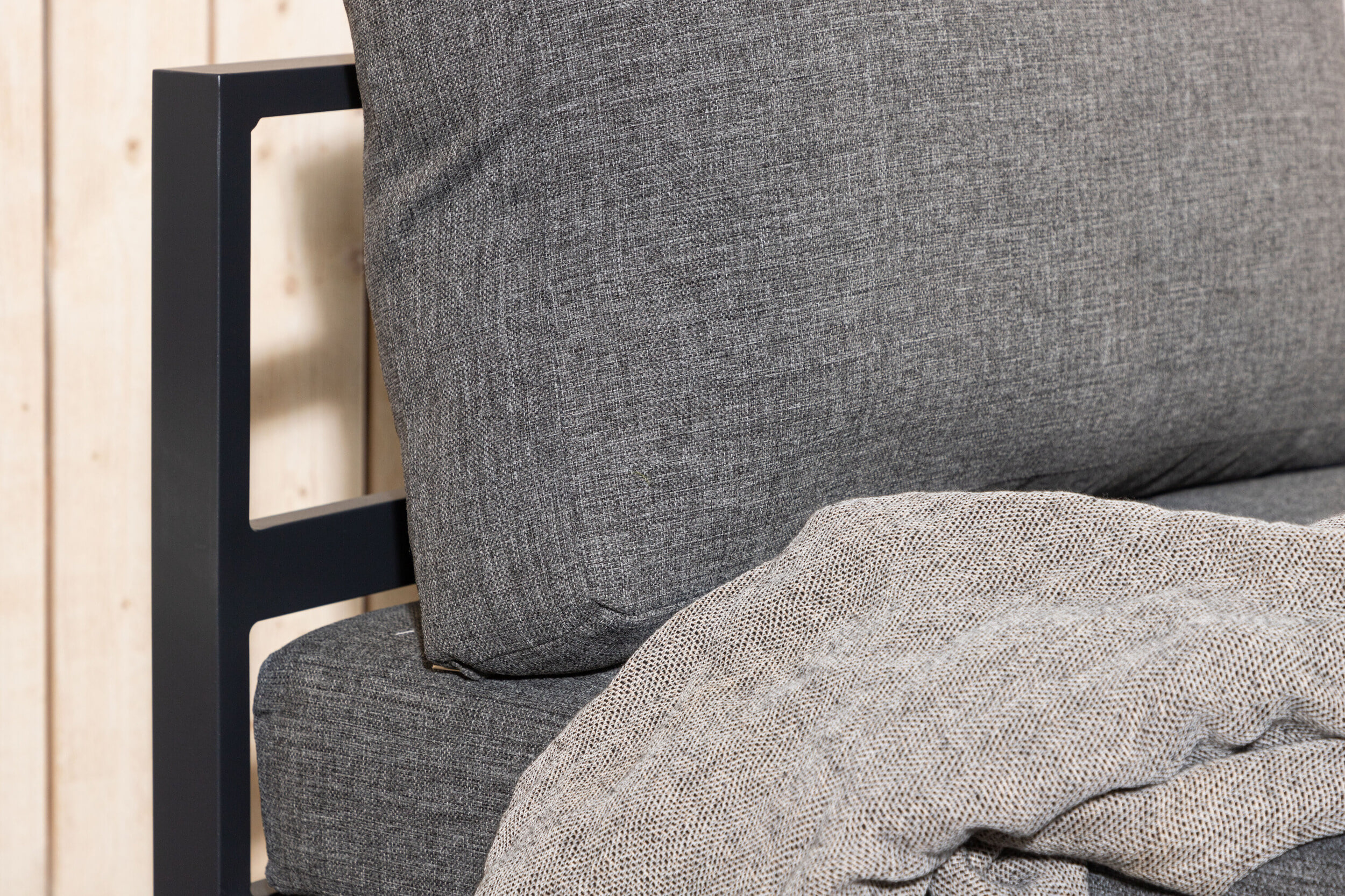 Nohr Loungebank 'Lasheka' Modulair, kleur Zwart