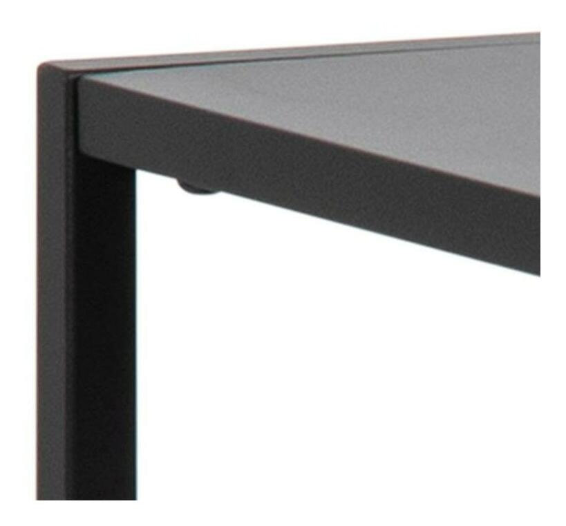 Bendt Sidetable 'Lua' metaal 100cm, kleur Zwart