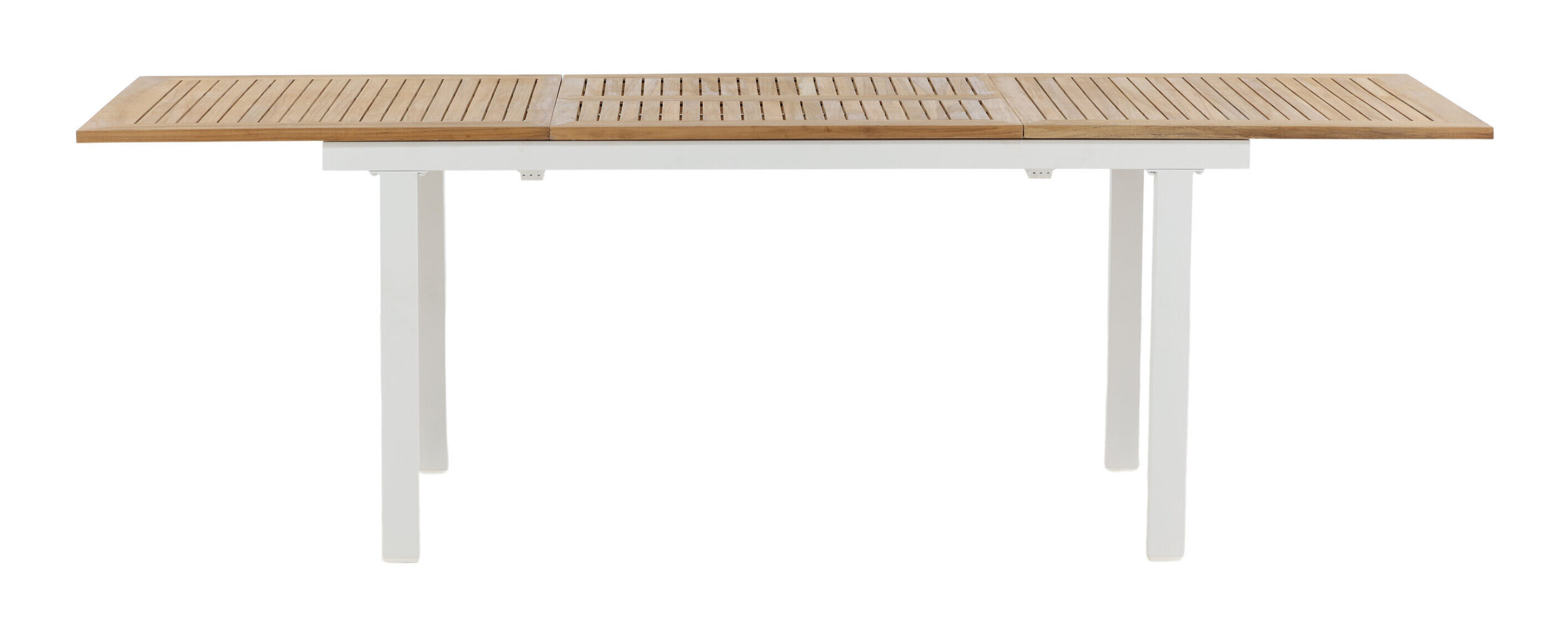Nohr Tuintafel 'Taysha' Teakhout, 160/240 x 90cm, kleur Wit