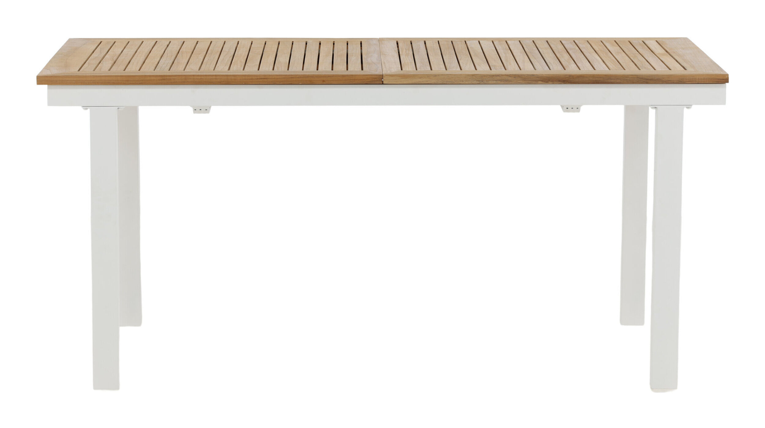 Nohr Tuintafel 'Taysha' Teakhout, 160/240 x 90cm, kleur Wit