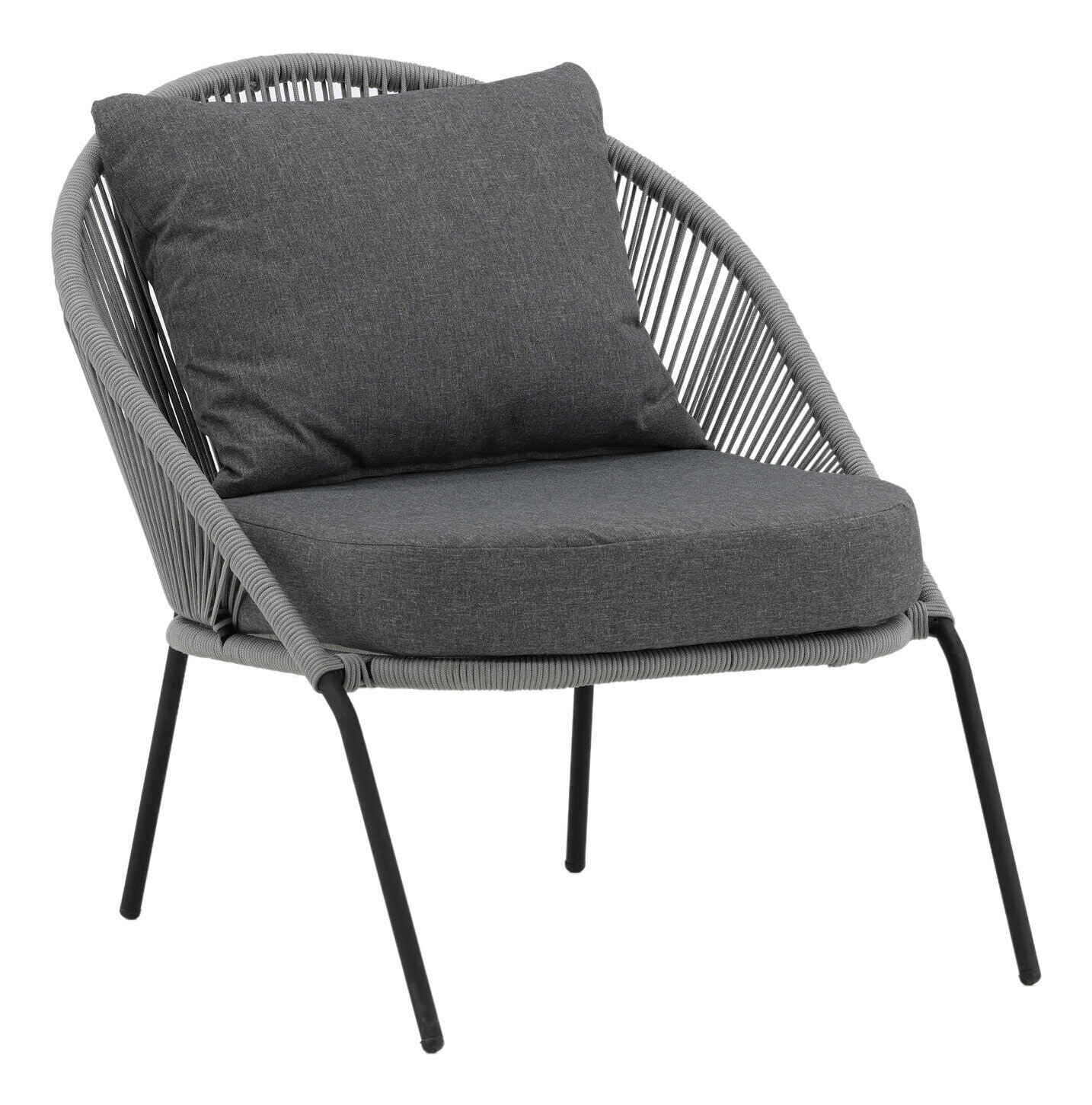 Nohr Loungestoel 'Karlene' kleur Grijs
