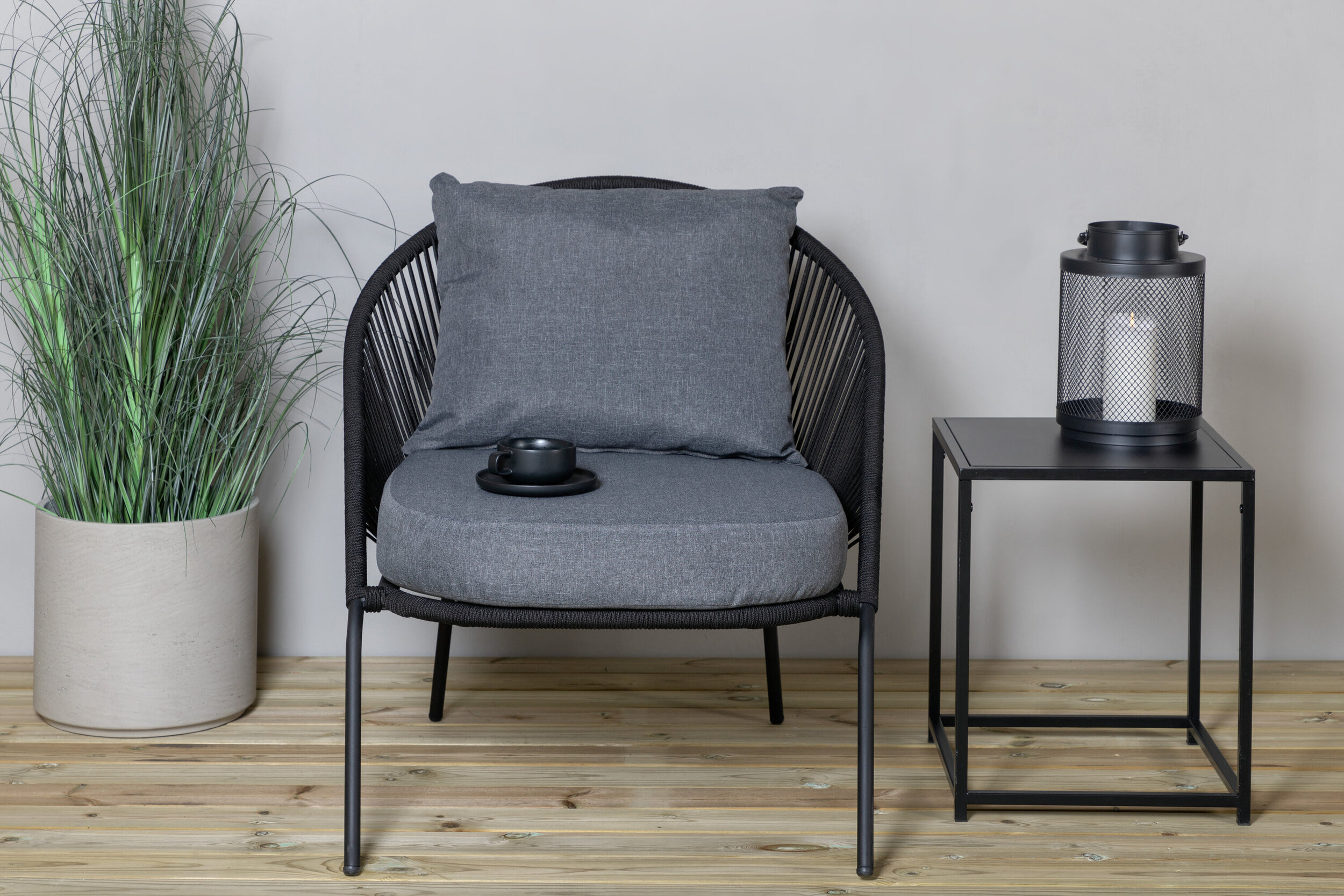 Nohr Loungestoel 'Karlene' kleur Zwart