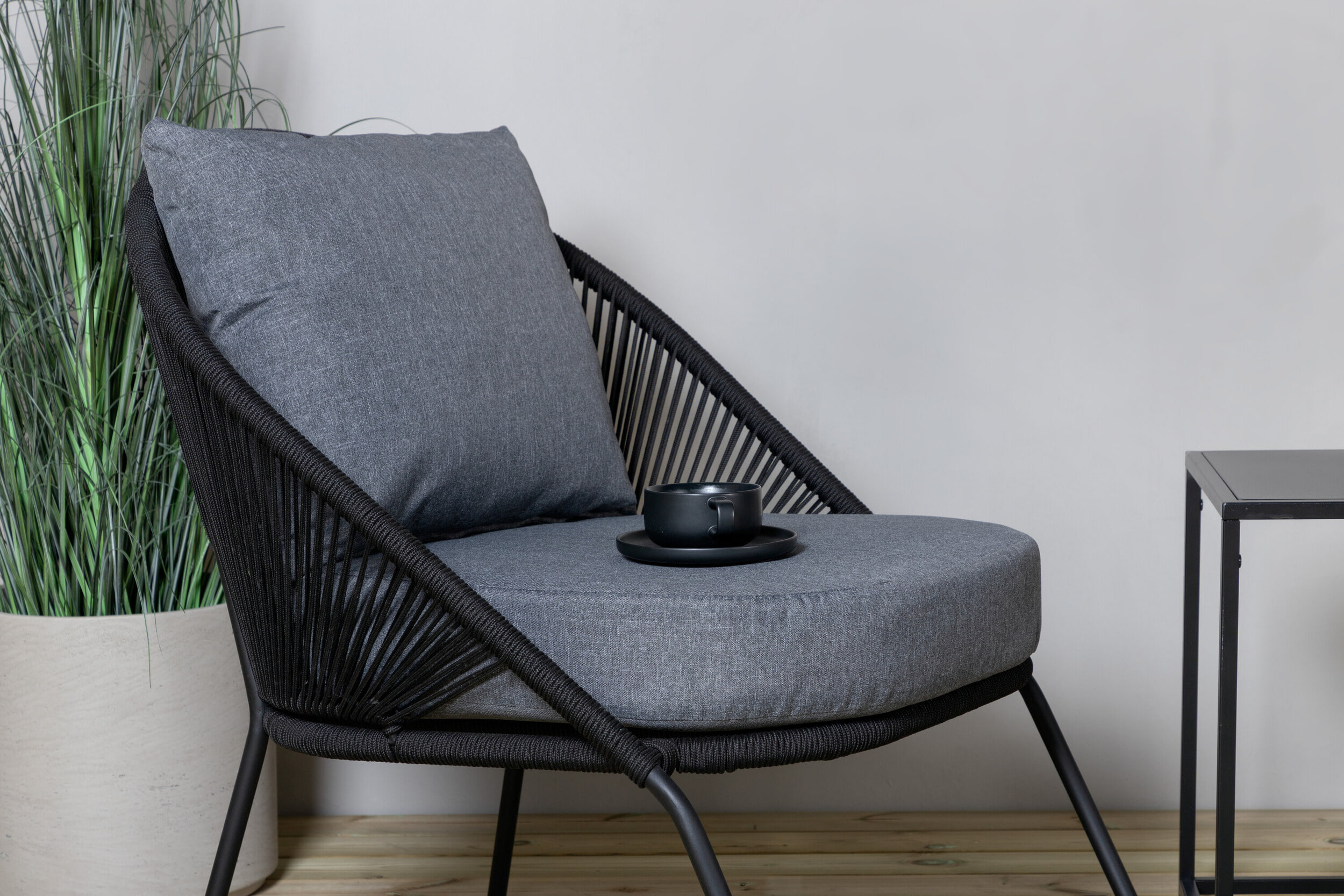 Nohr Loungestoel 'Karlene' kleur Zwart