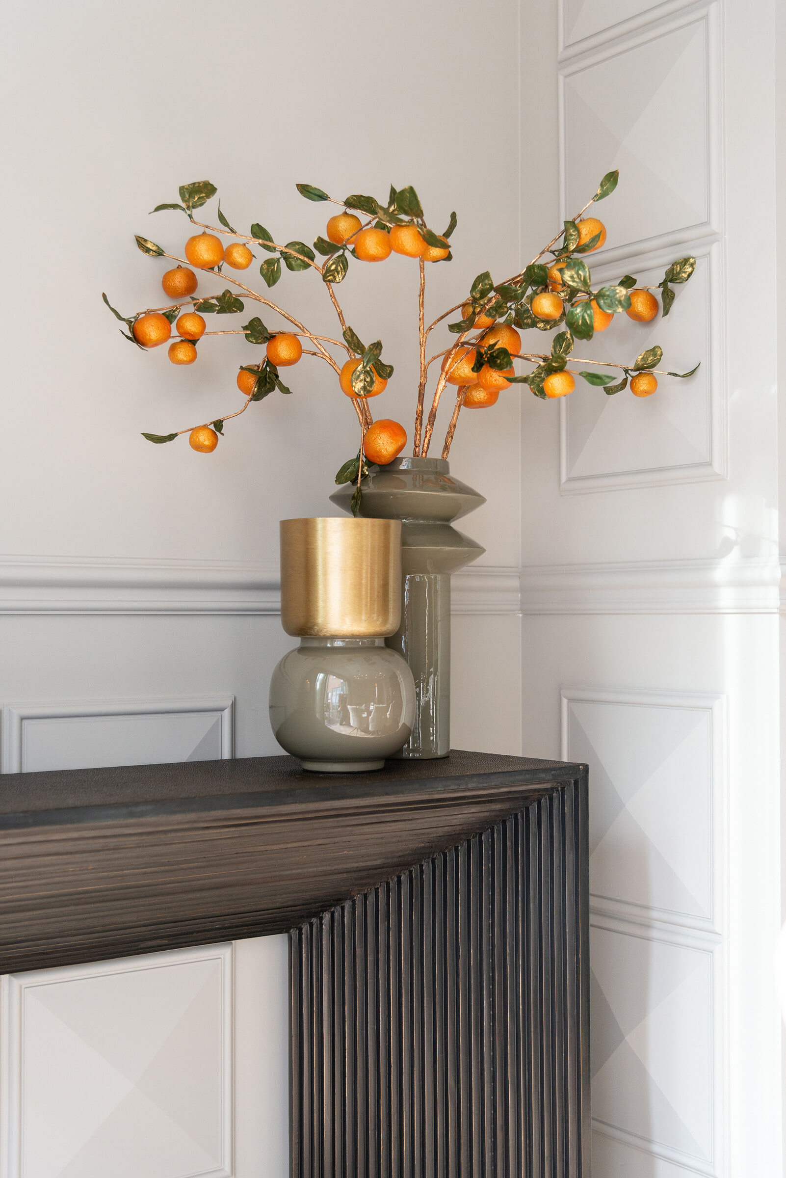 Richmond Vaas 'Flora' 41cm hoog, kleur Groen