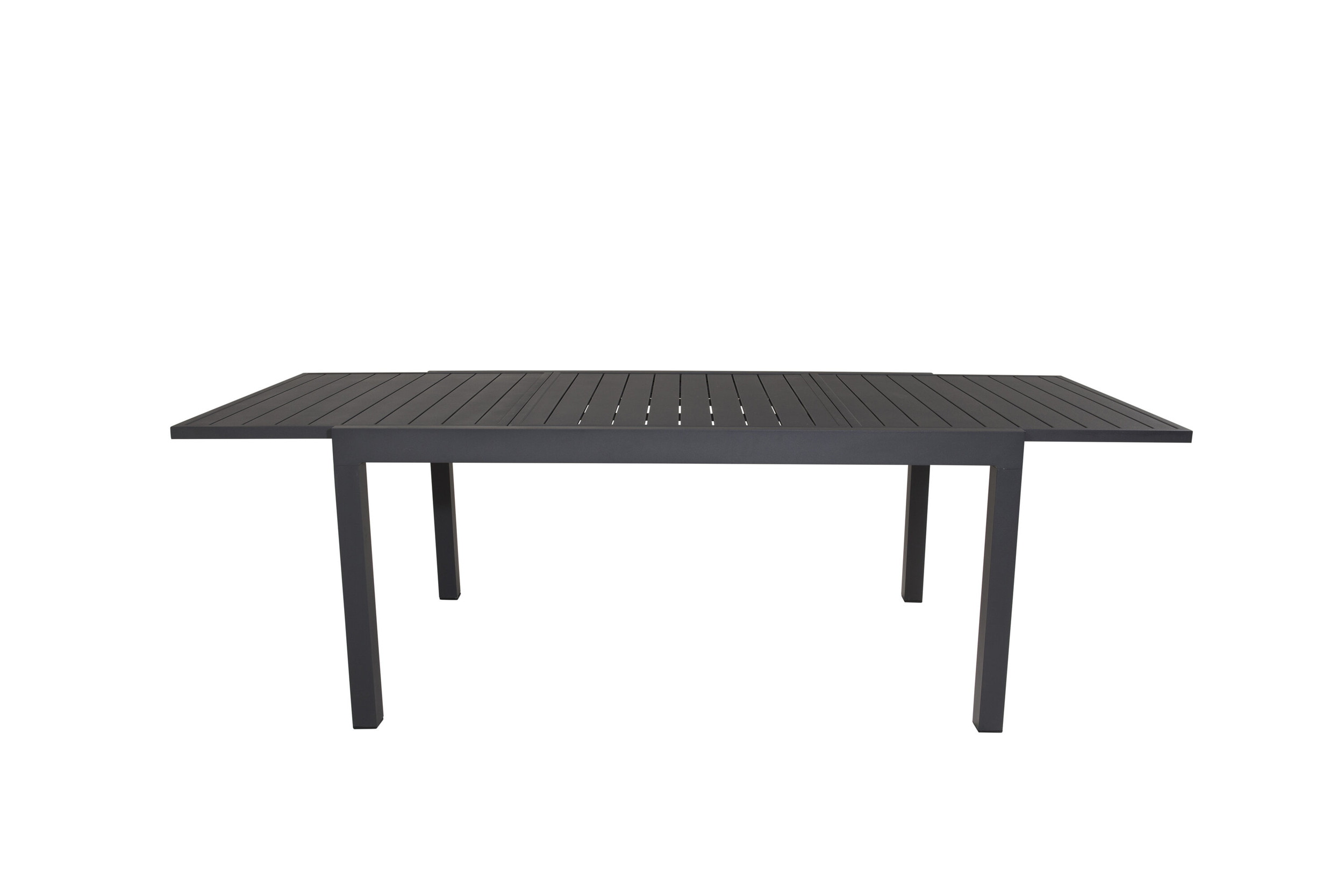 Nohr Uitschuifbare Tuintafel 'Tion' 160/240 x 100cm, kleur Zwart