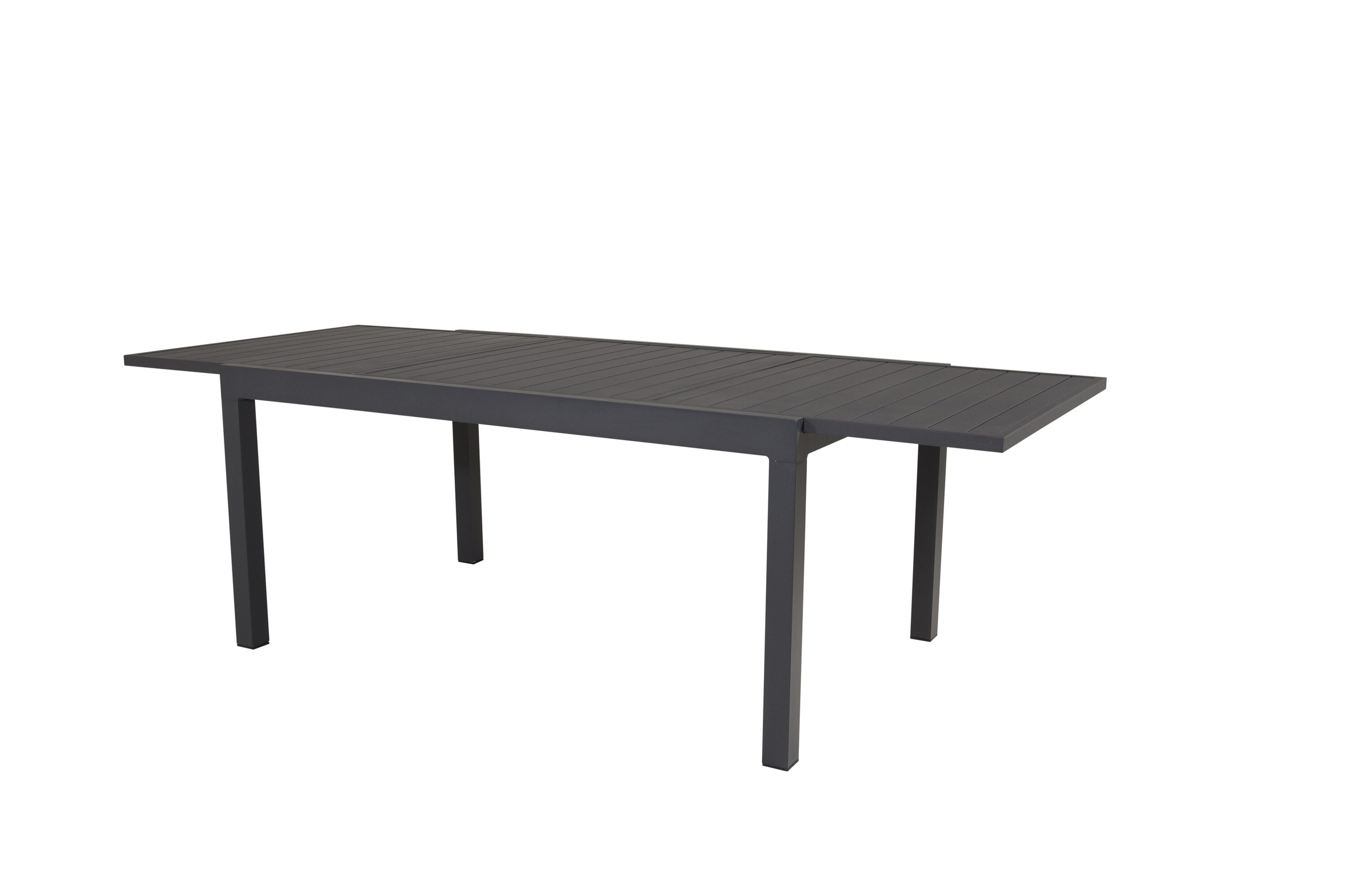 Nohr Uitschuifbare Tuintafel 'Tion' 160/240 x 100cm, kleur Zwart
