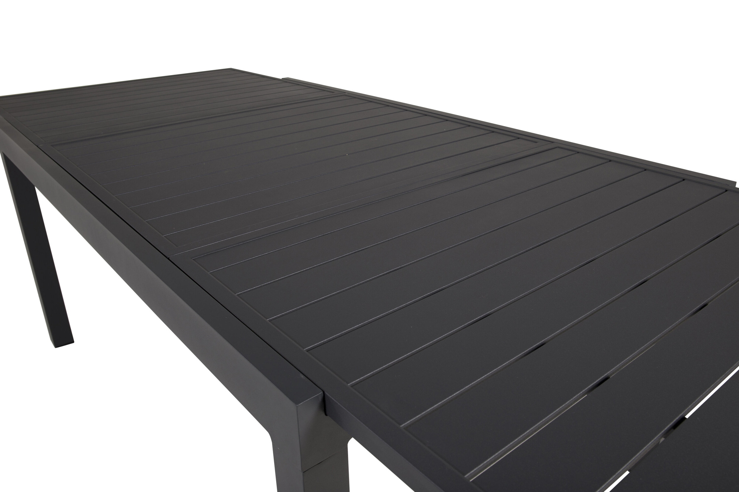 Nohr Uitschuifbare Tuintafel 'Tion' 160/240 x 100cm, kleur Zwart