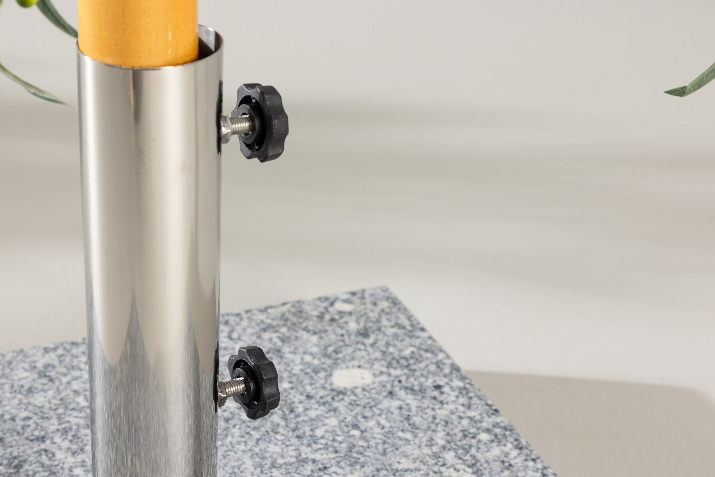 Nohr Parasolvoet 'Kadi' Graniet, kleur Grijs