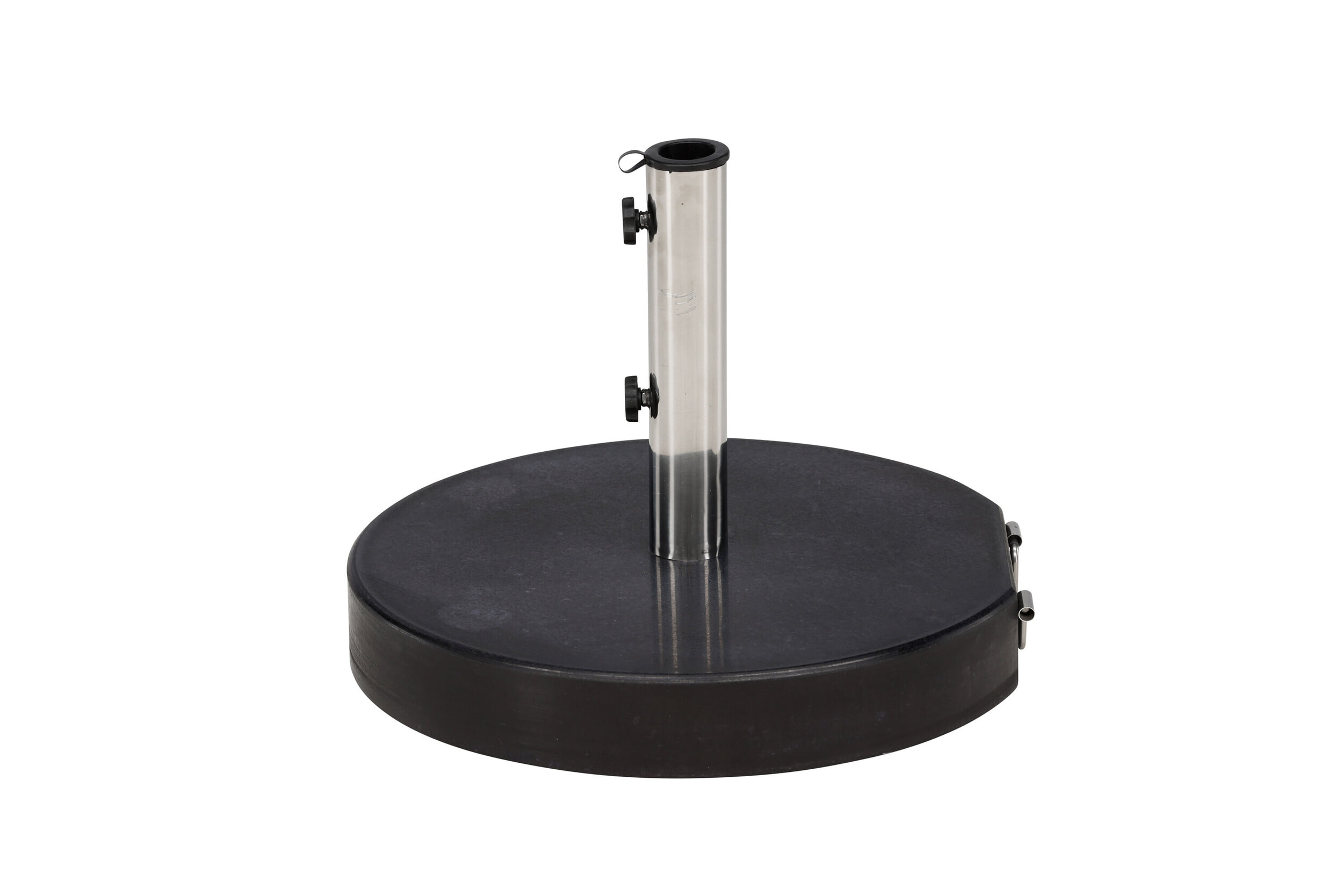 Nohr Ronde Parasolvoet 'Kadi' Graniet 40KG, kleur Zwart