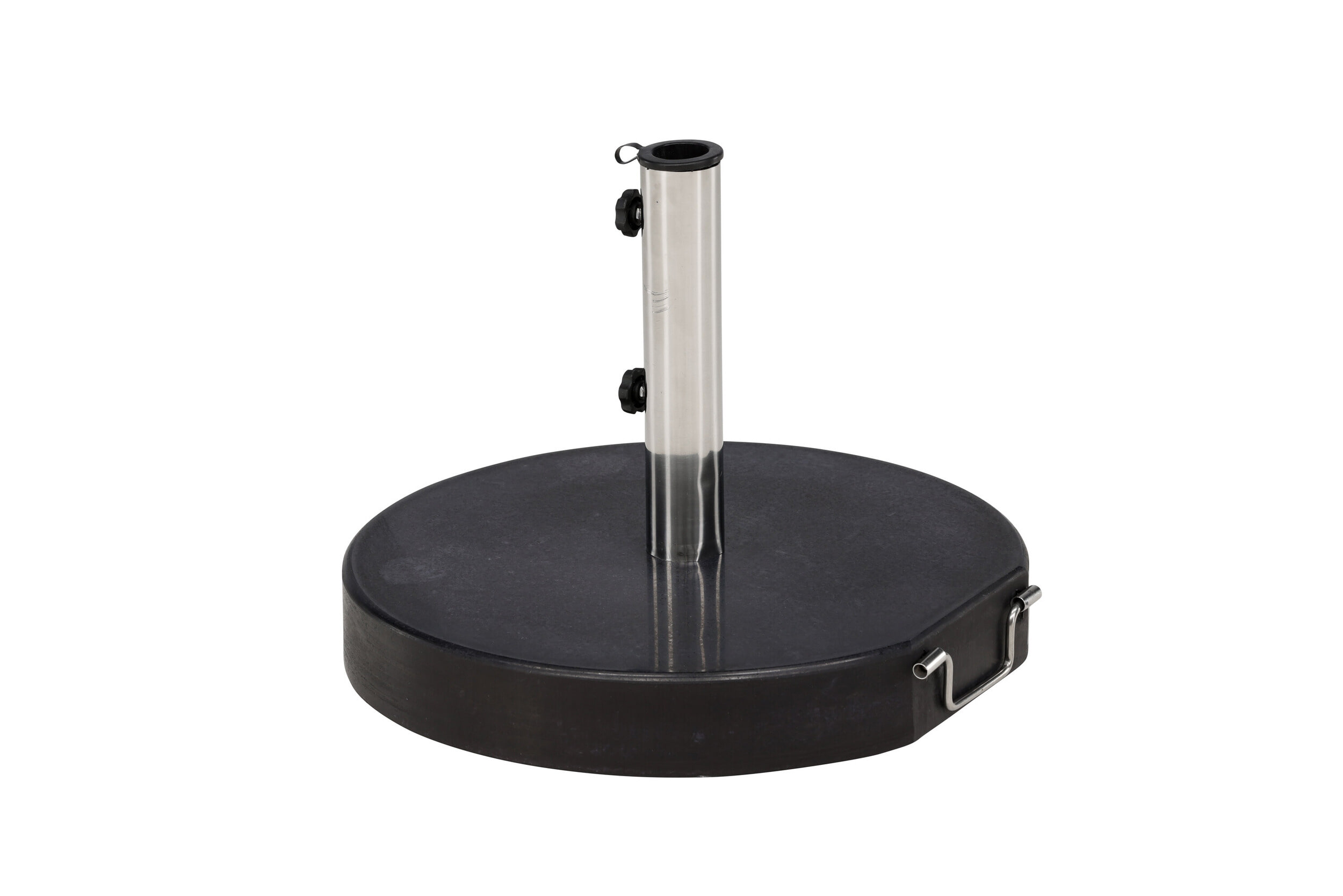 Nohr Ronde Parasolvoet 'Kadi' Graniet 40KG, kleur Zwart