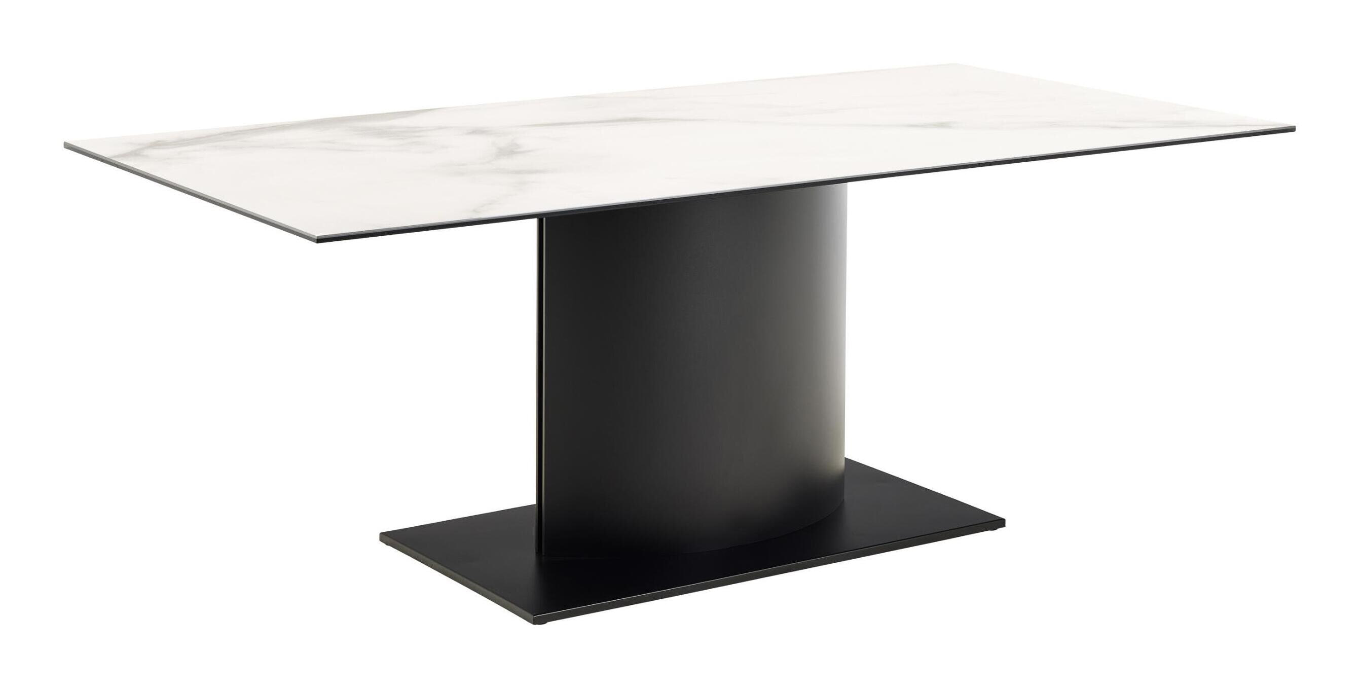 Bendt Eettafel Dayana Keramiek en glas, 200 x 100cm - Wit