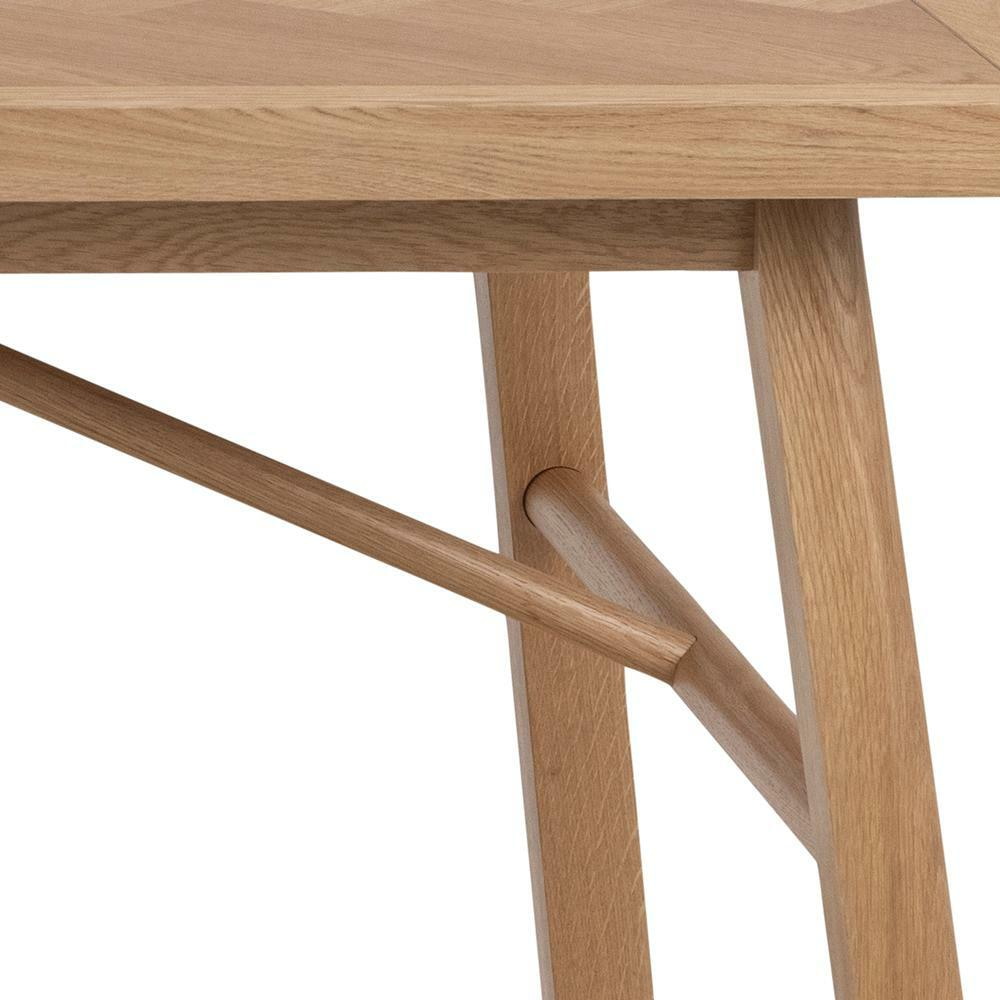 Bendt Eettafel 'Gregor' Visgraat Eiken, 200 x 100cm