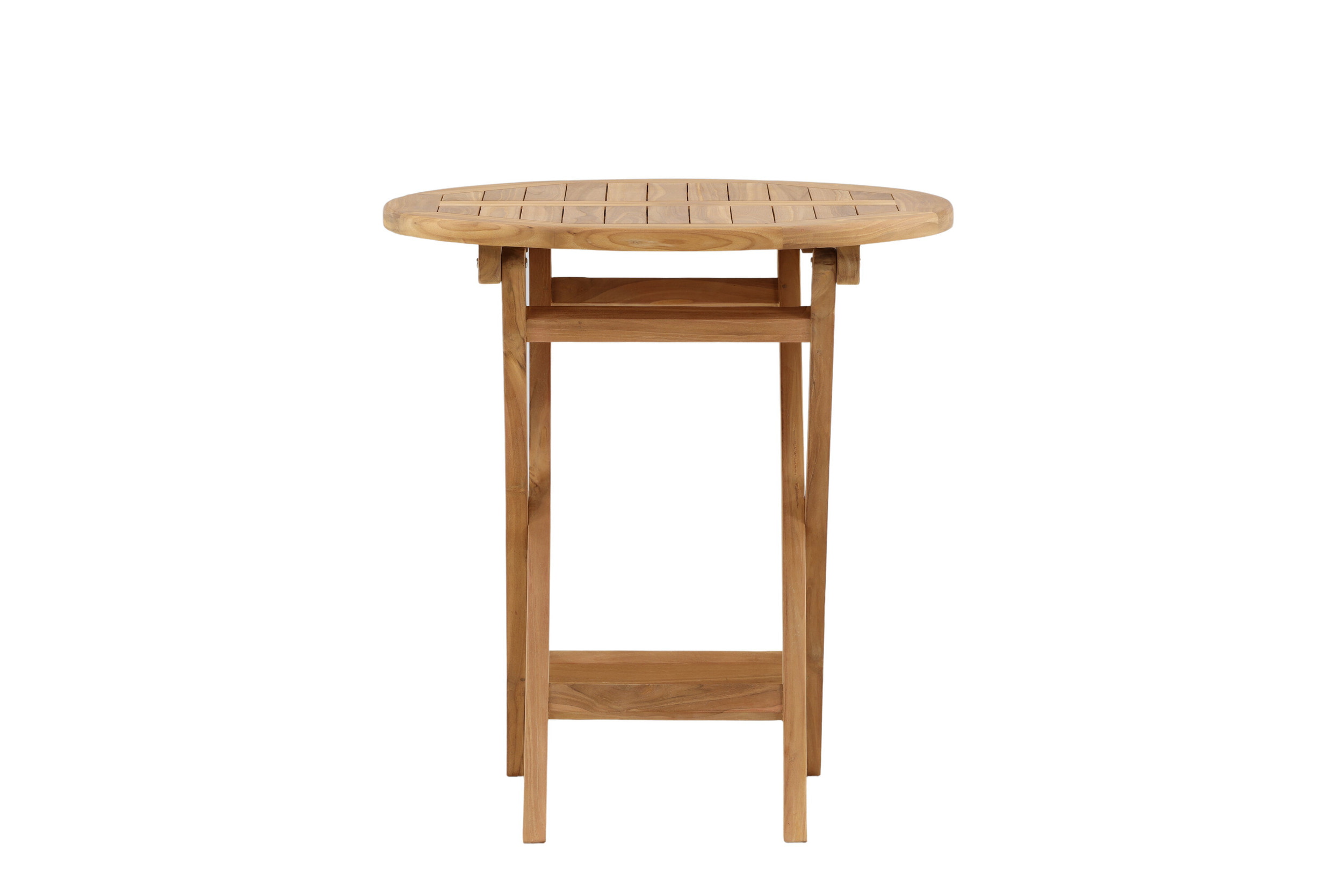 Nohr Ronde Bistotrafel 'Amberia' Teakhout, 70cm