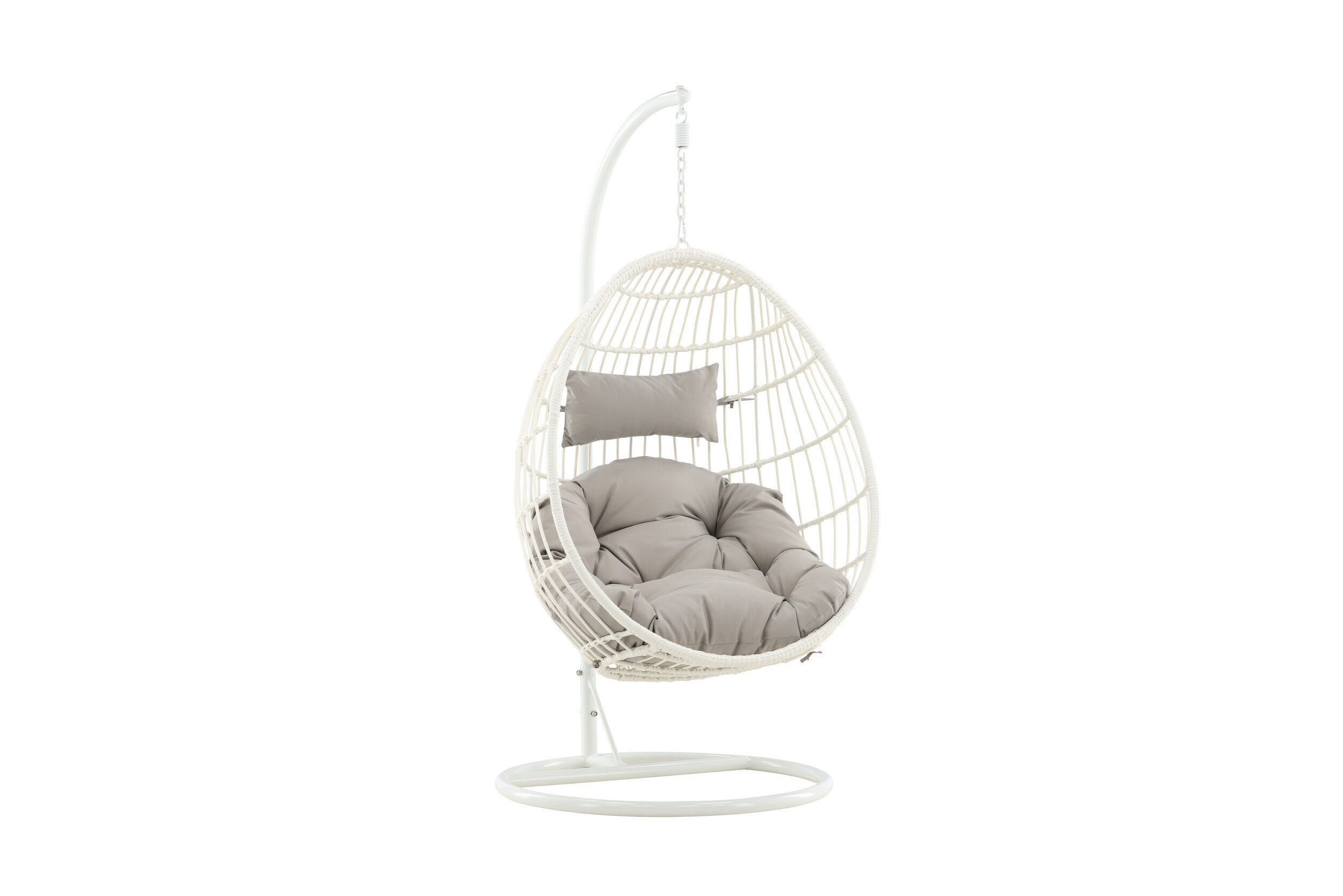 Nohr Hangstoel 'Samantah' Wicker, kleur Wit
