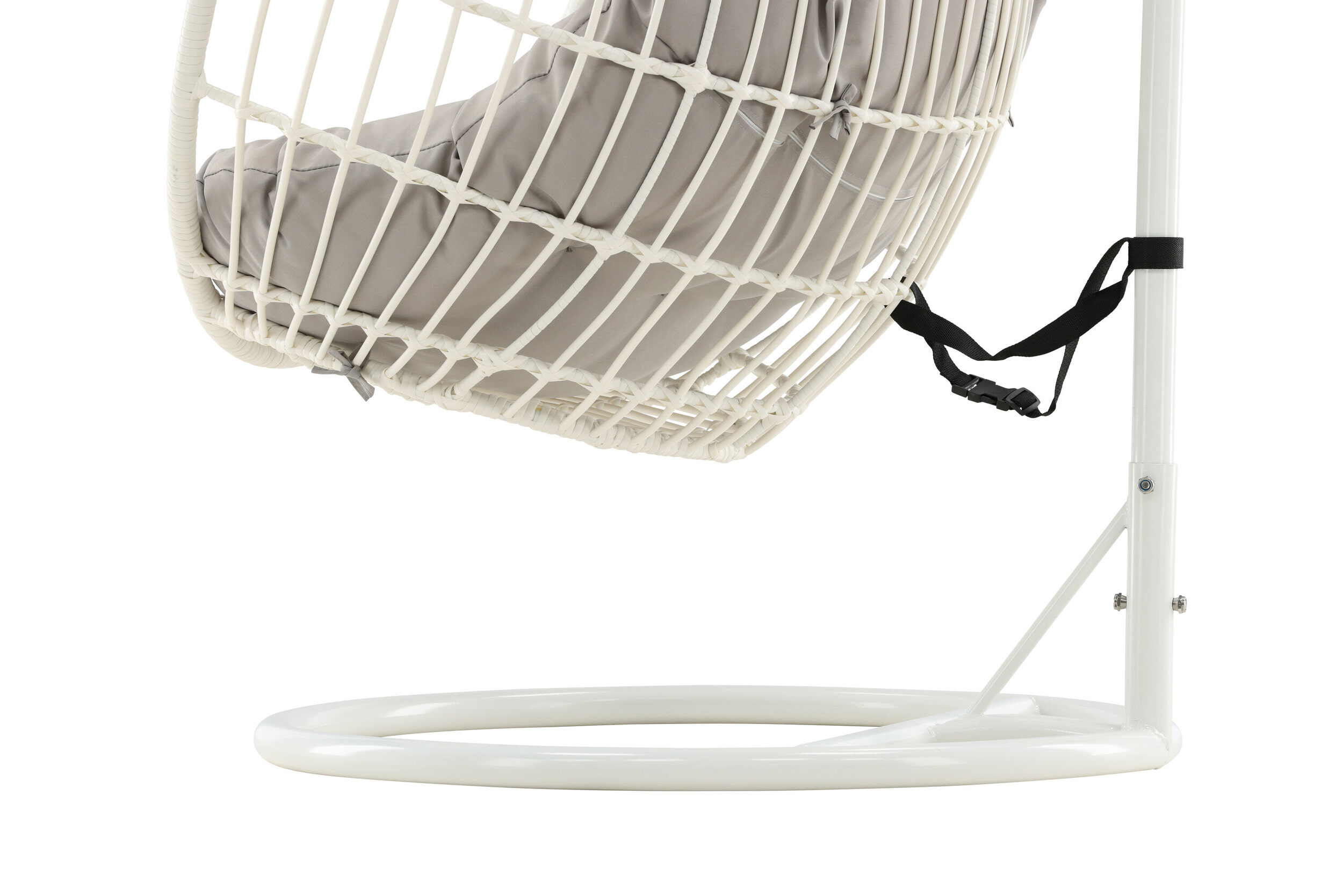 Nohr Hangstoel 'Samantah' Wicker, kleur Wit