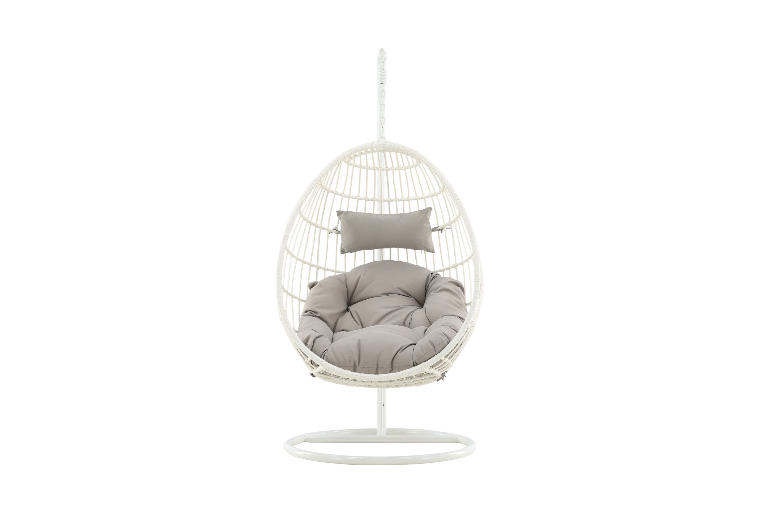 Nohr Hangstoel 'Samantah' Wicker, kleur Wit