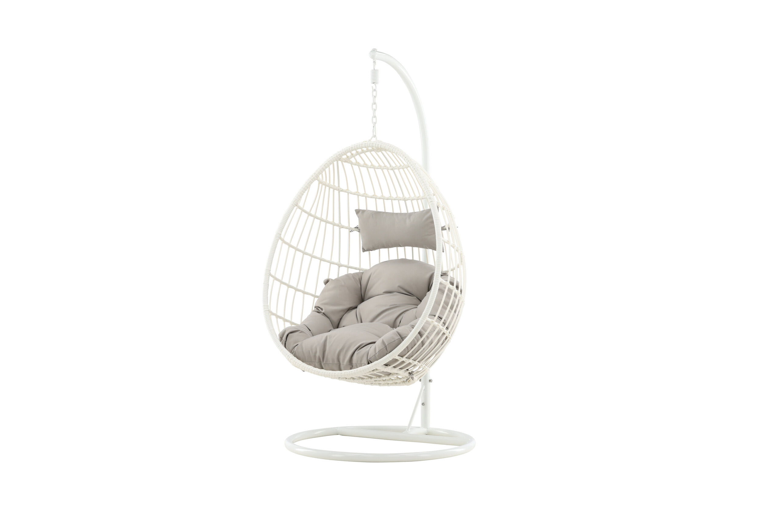Nohr Hangstoel 'Samantah' Wicker, kleur Wit
