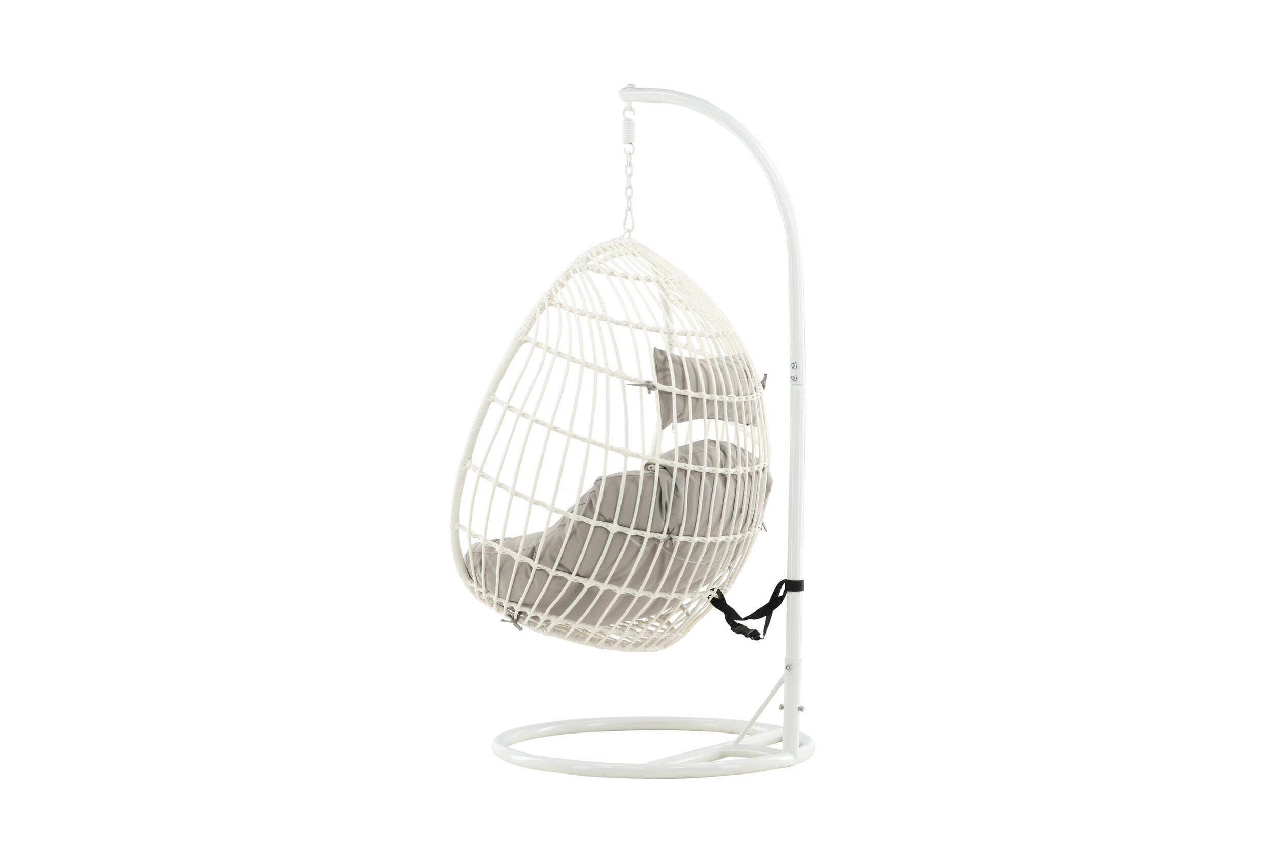 Nohr Hangstoel 'Samantah' Wicker, kleur Wit