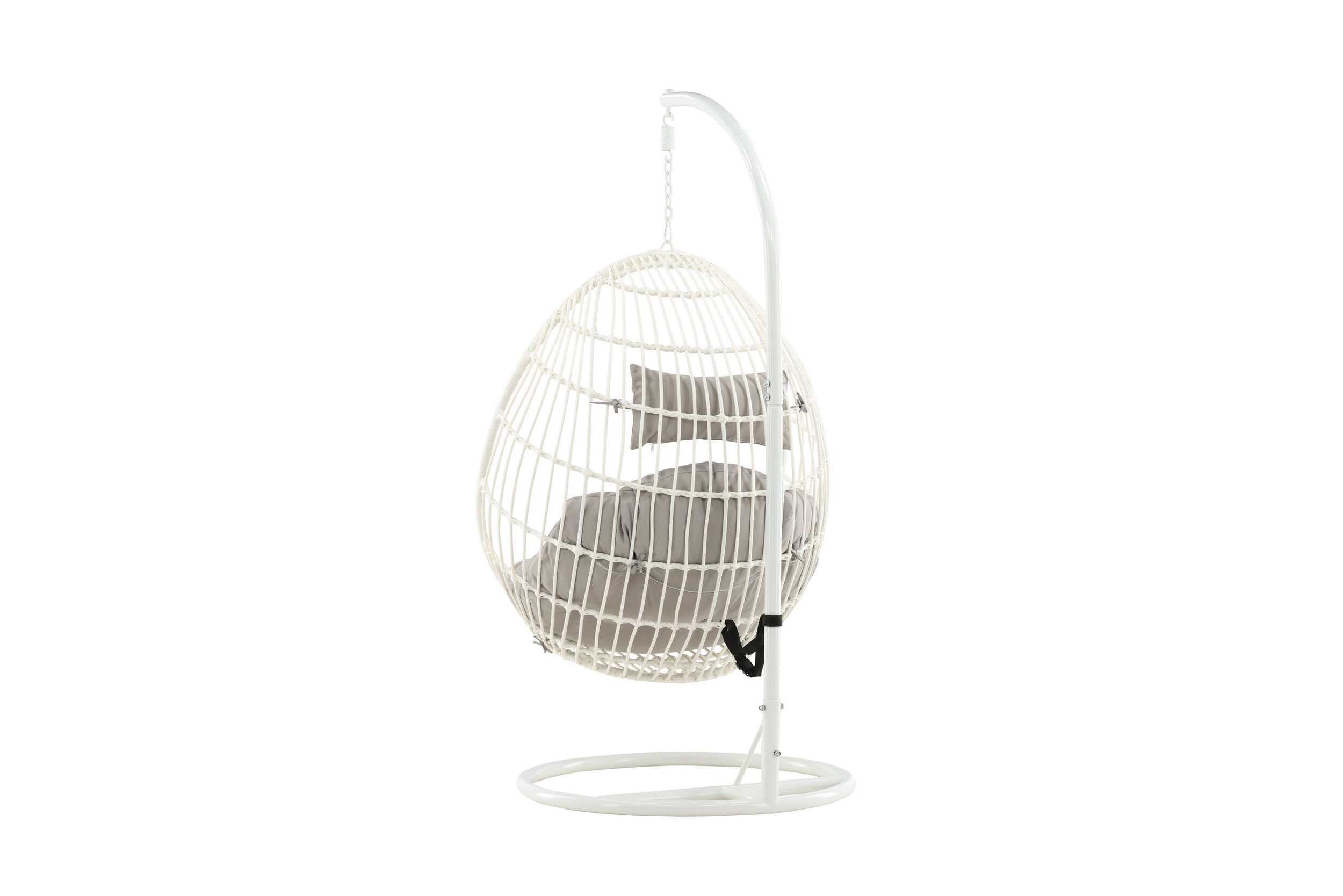 Nohr Hangstoel 'Samantah' Wicker, kleur Wit