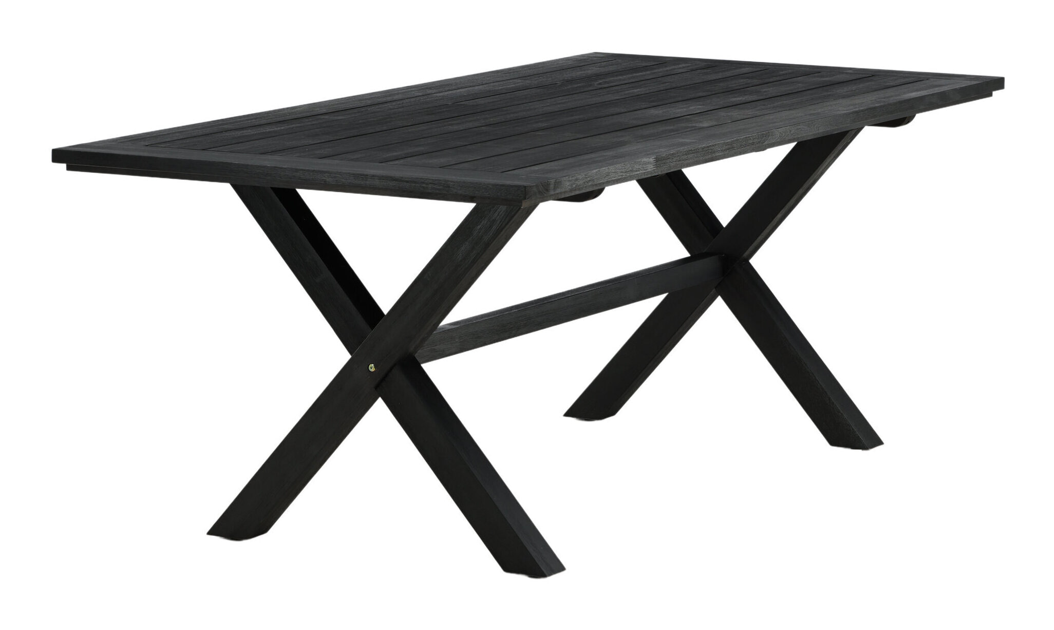 Nohr Tuintafel 'Enrico' Acaciahout, 200 x 100cm, kleur Zwart