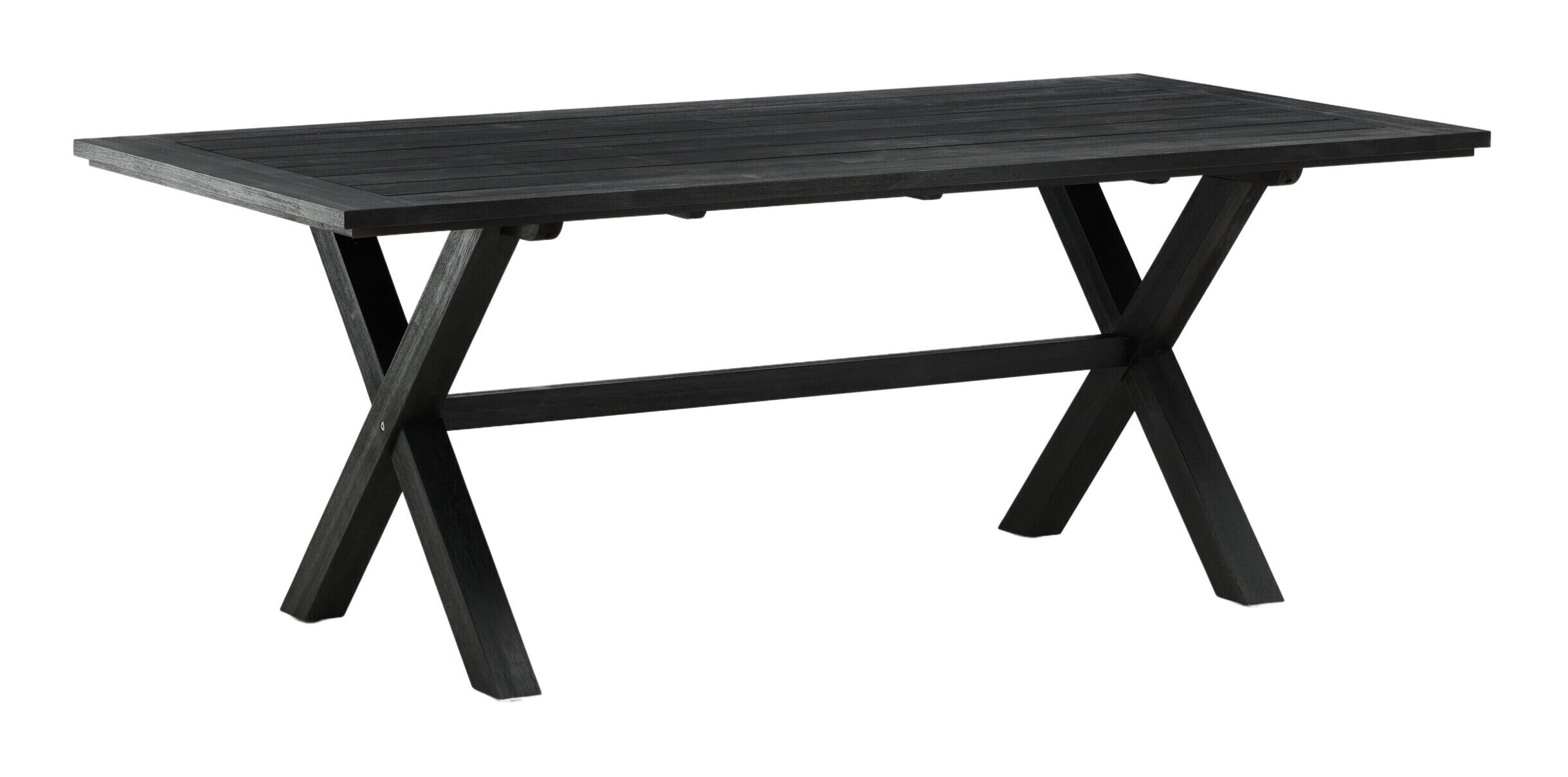 Nohr Tuintafel 'Enrico' Acaciahout, 200 x 100cm, kleur Zwart