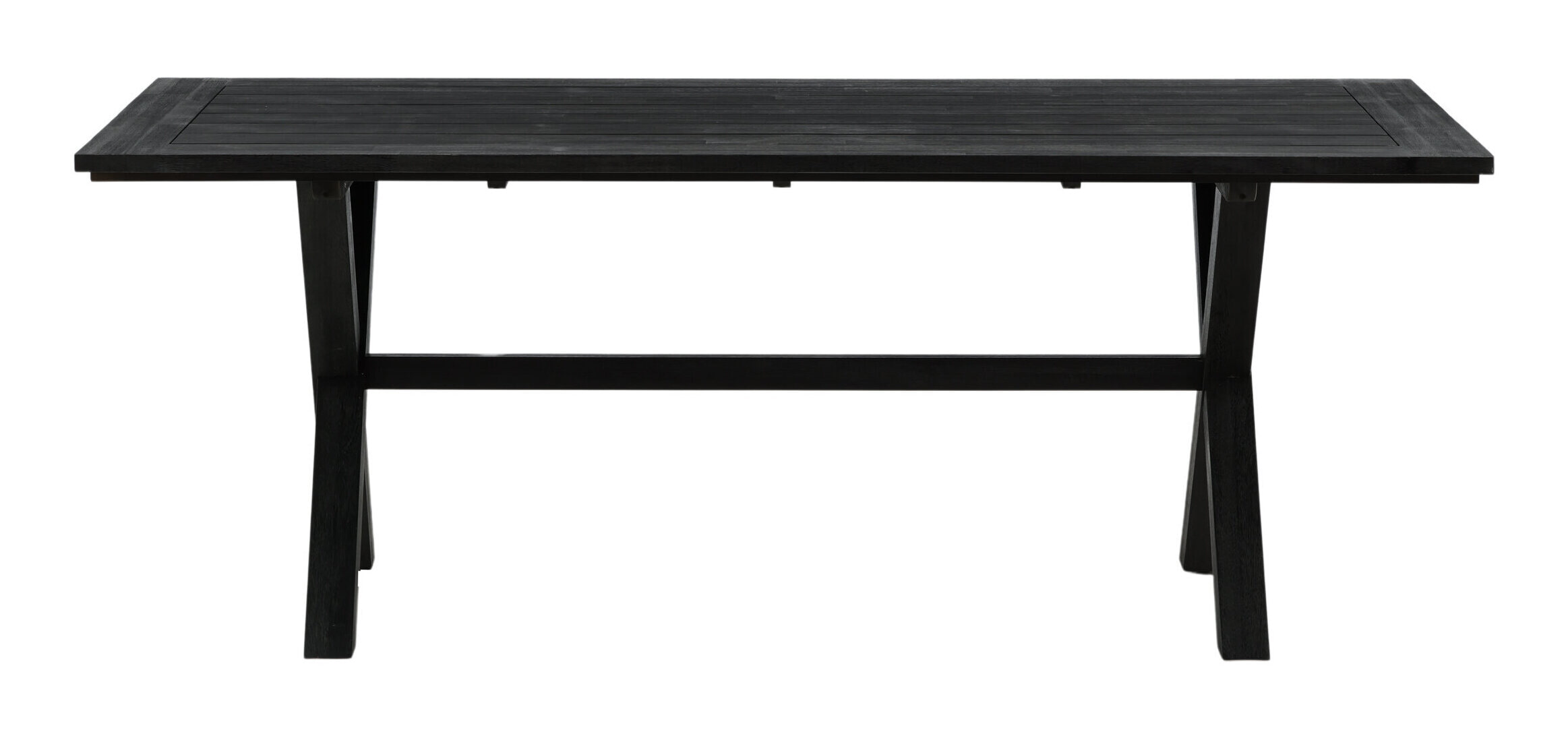 Nohr Tuintafel 'Enrico' Acaciahout, 200 x 100cm, kleur Zwart