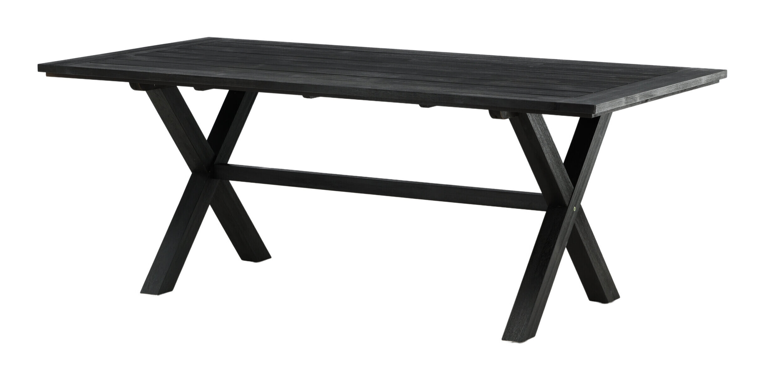 Nohr Tuintafel 'Enrico' Acaciahout, 200 x 100cm, kleur Zwart