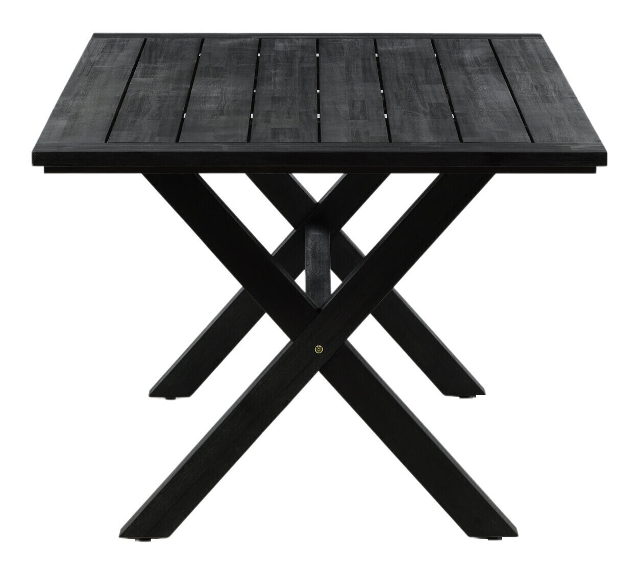 Nohr Tuintafel 'Enrico' Acaciahout, 200 x 100cm, kleur Zwart