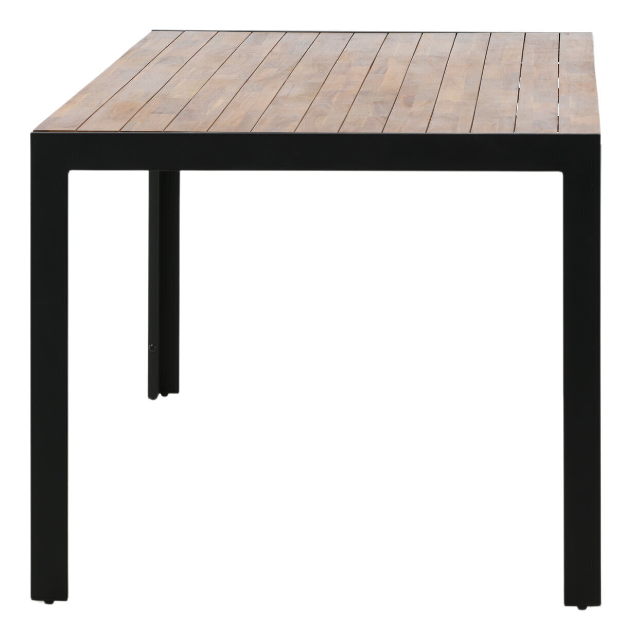 Nohr Tuintafel 'Catheryne' Acaciahout, 205 x 90cm, kleur Zwart