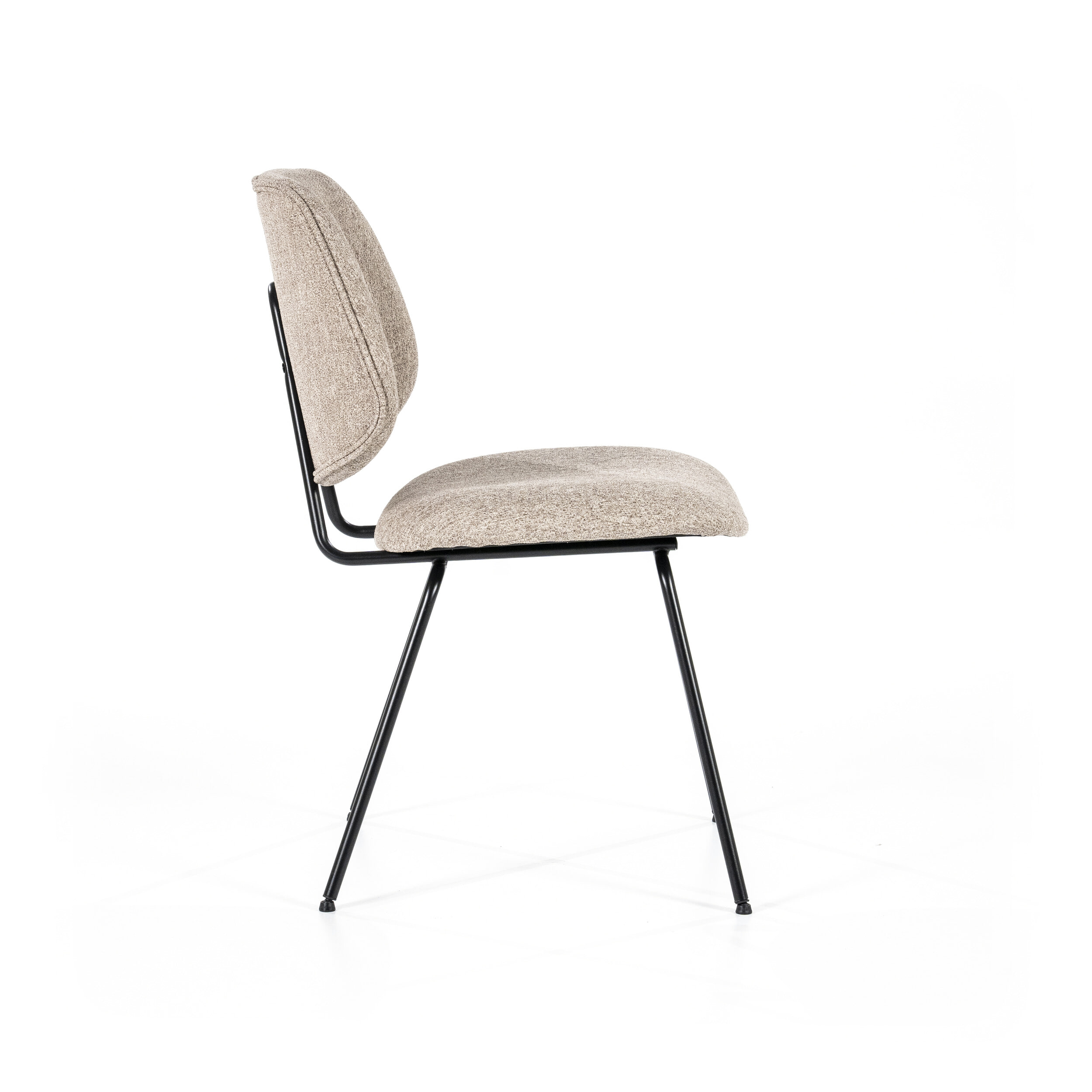 Eleonora Eetkamerstoel 'Lynn' kleur Beige Fletcher