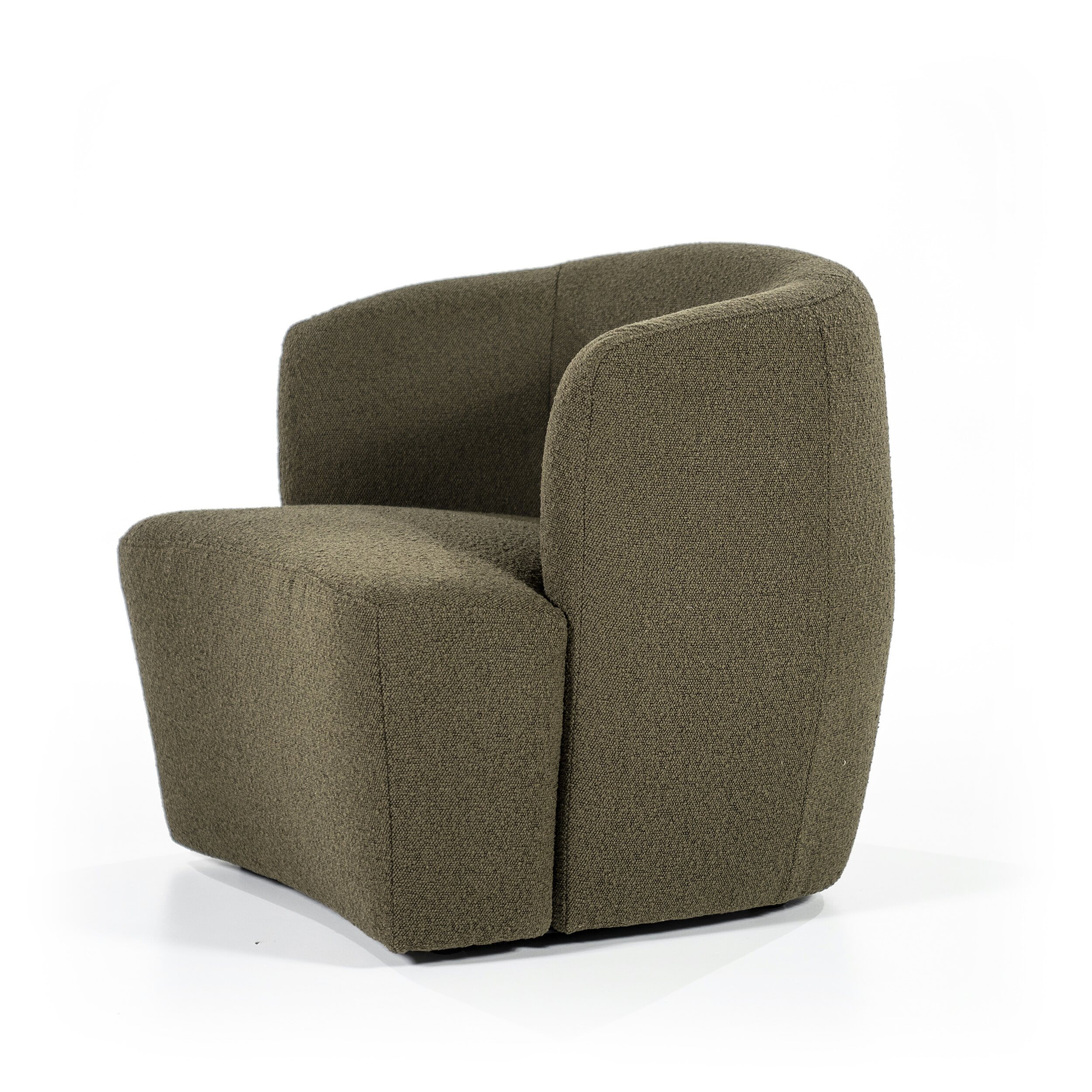 Eleonora Fauteuil 'Charlotte' Bouclé, kleur Groen Copenhagen