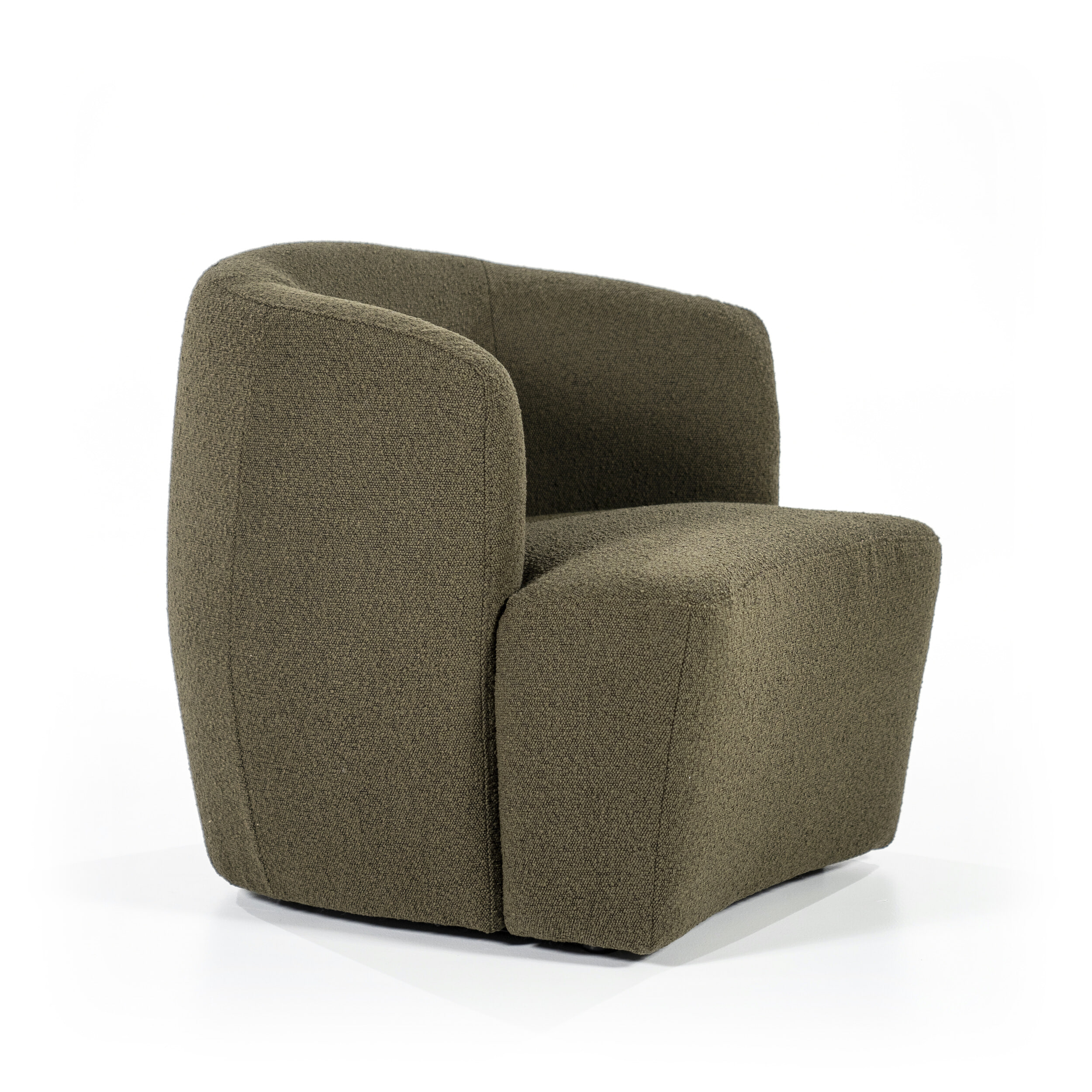 Eleonora Fauteuil 'Charlotte' Bouclé, kleur Groen Copenhagen
