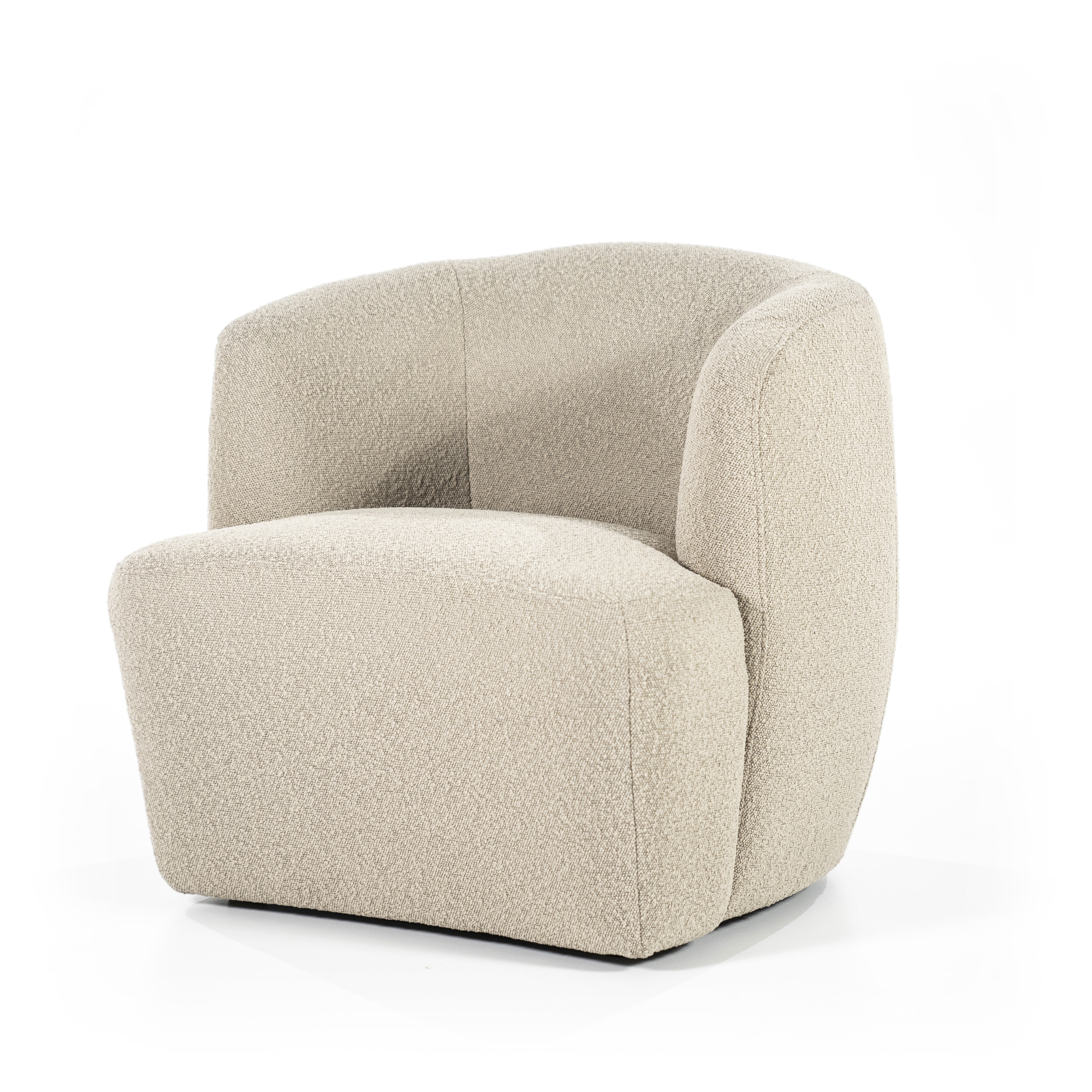 Eleonora Fauteuil 'Charlotte' Bouclé, kleur Taupe Copenhagen