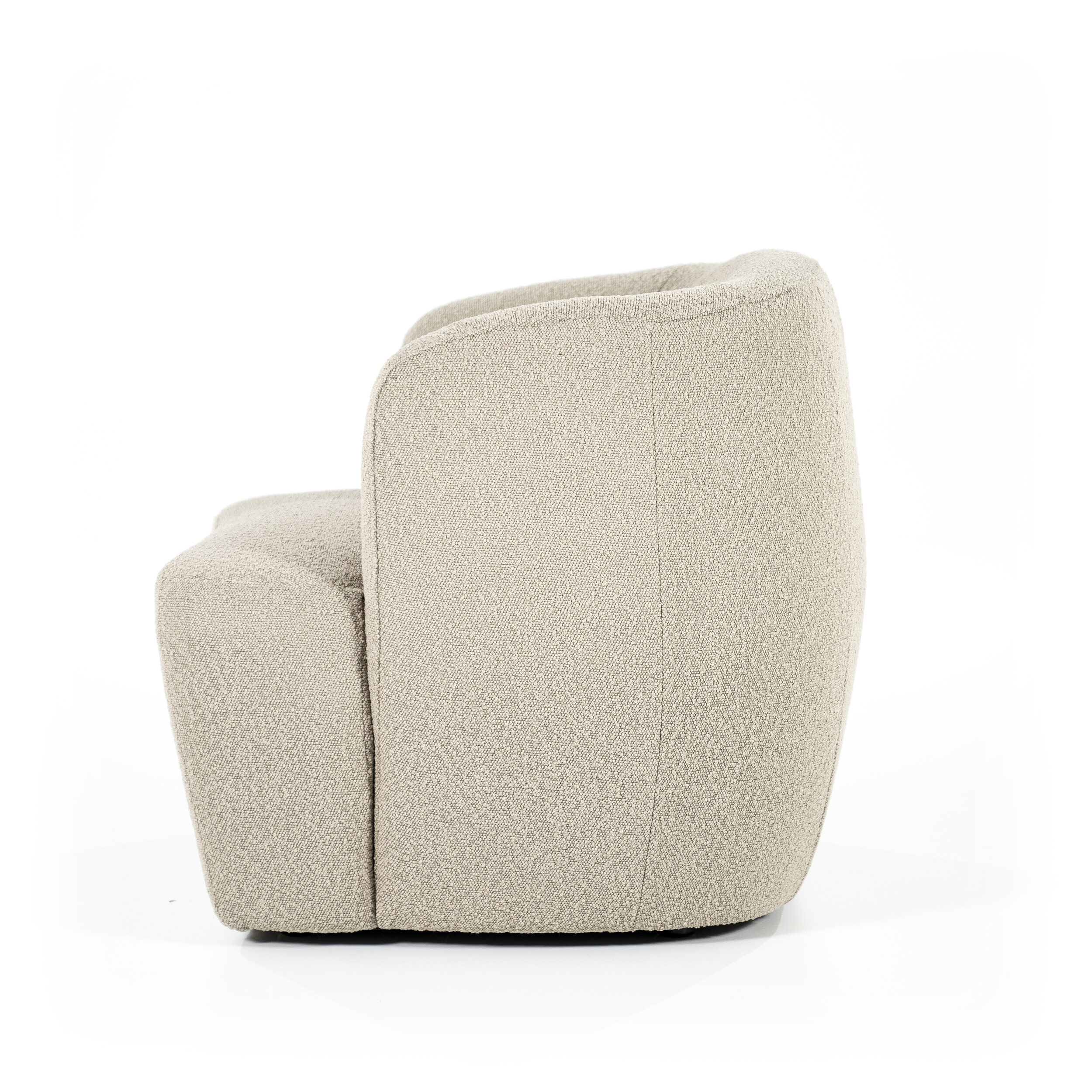 Eleonora Fauteuil 'Charlotte' Bouclé, kleur Taupe Copenhagen