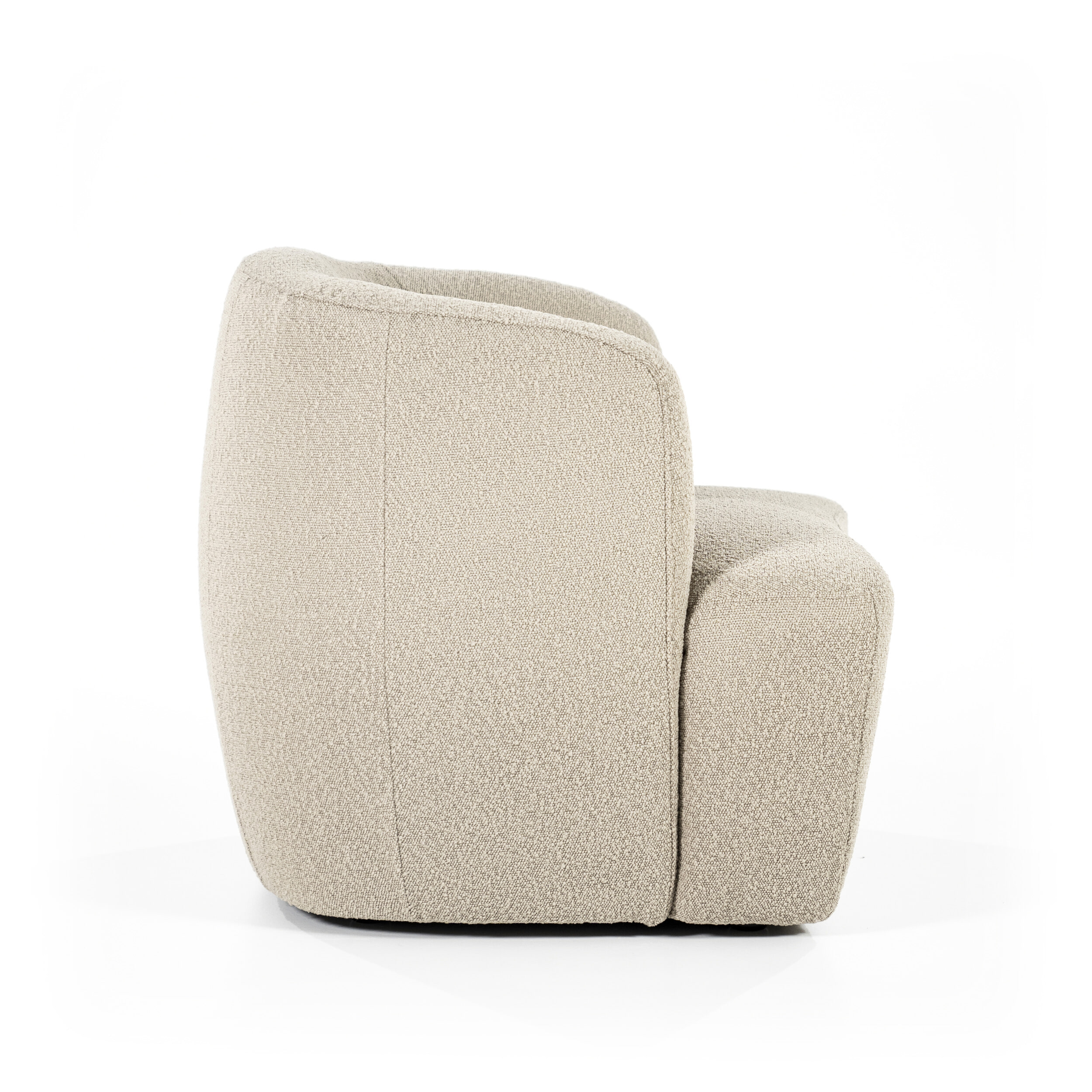 Eleonora Fauteuil 'Charlotte' Bouclé, kleur Taupe Copenhagen