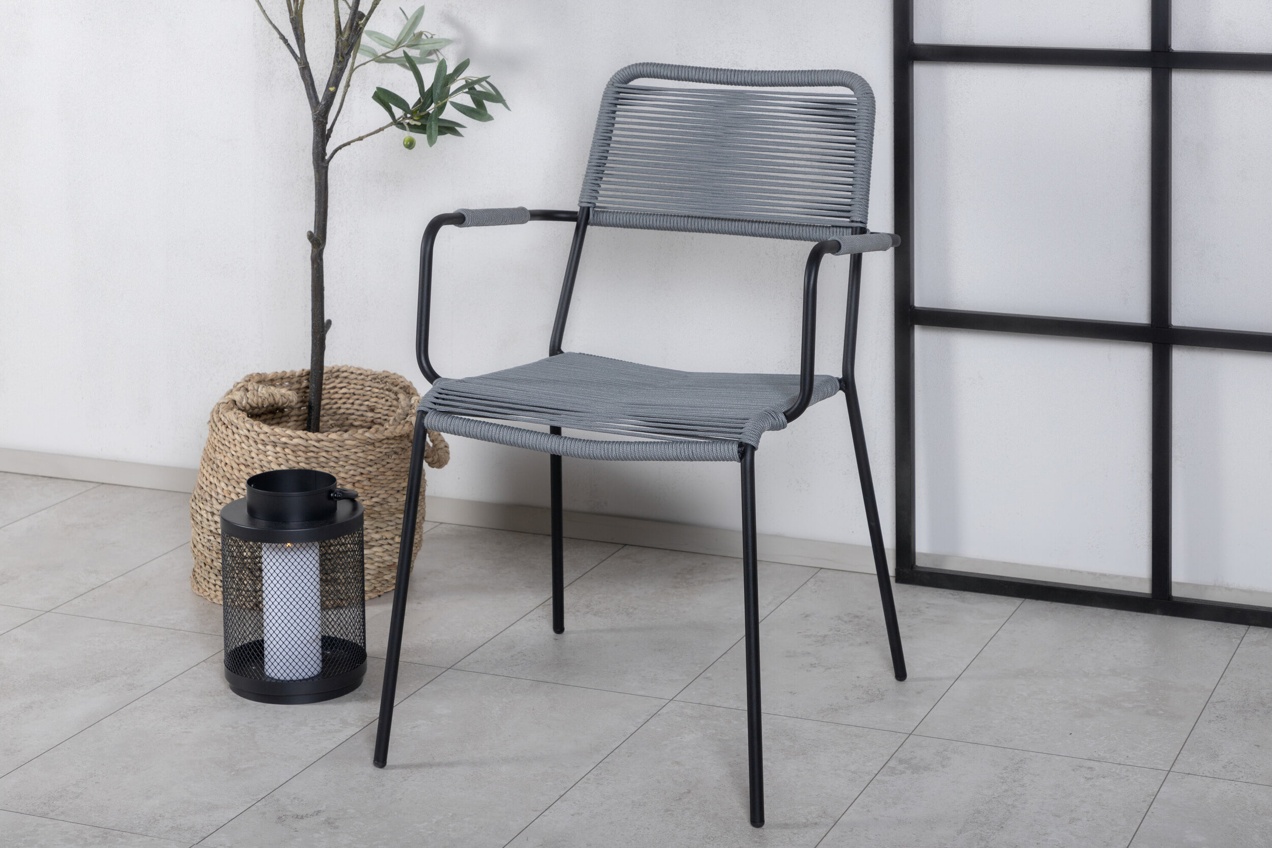 Nohr Tuinstoel 'Karlene' kleur Grijs