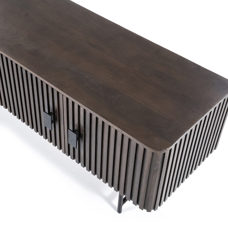 Eleonora TV-meubel 'Remi' Mangohout, 250cm, kleur Bruin