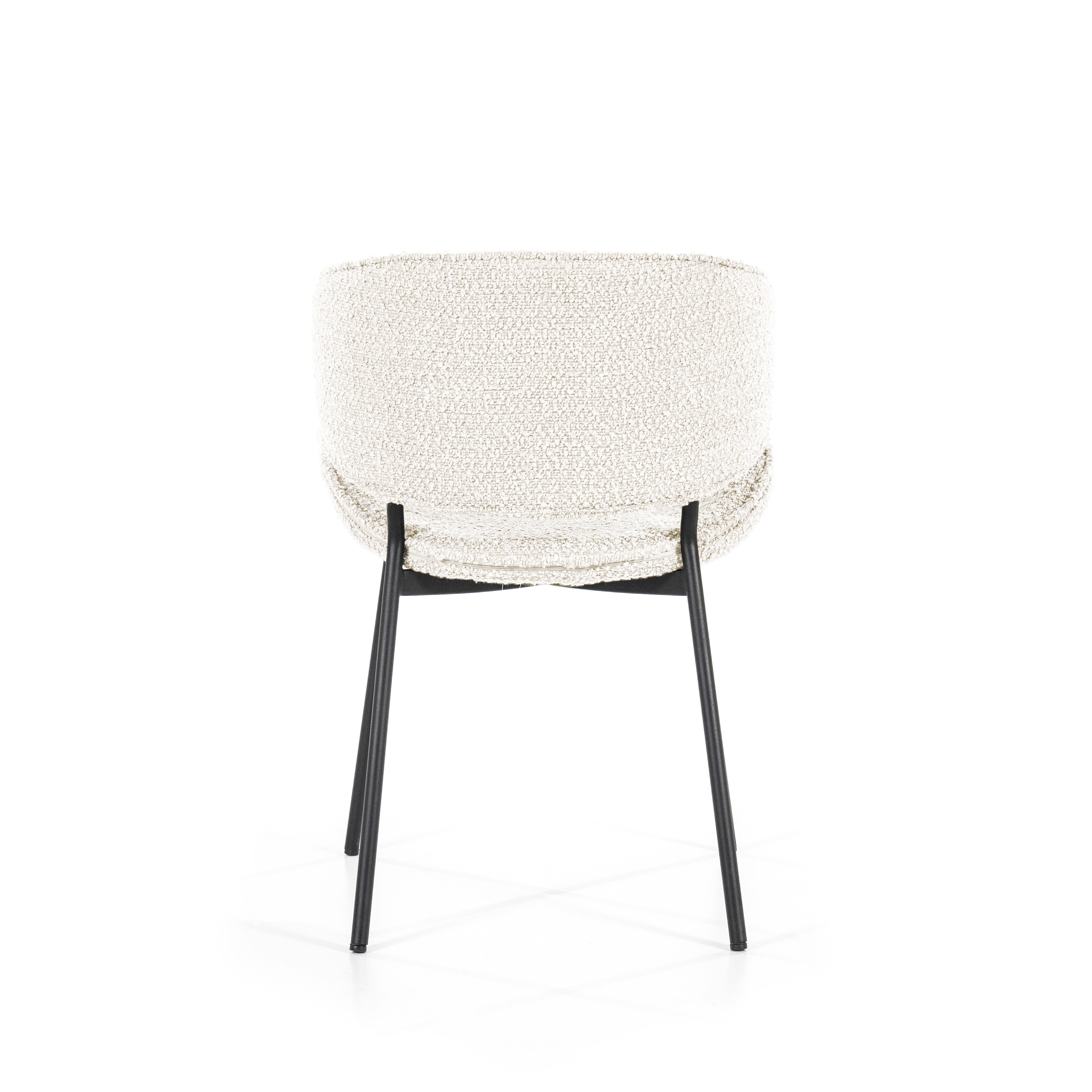 Eleonora Eetkamerstoel 'Tess' Bouclé, kleur Beige
