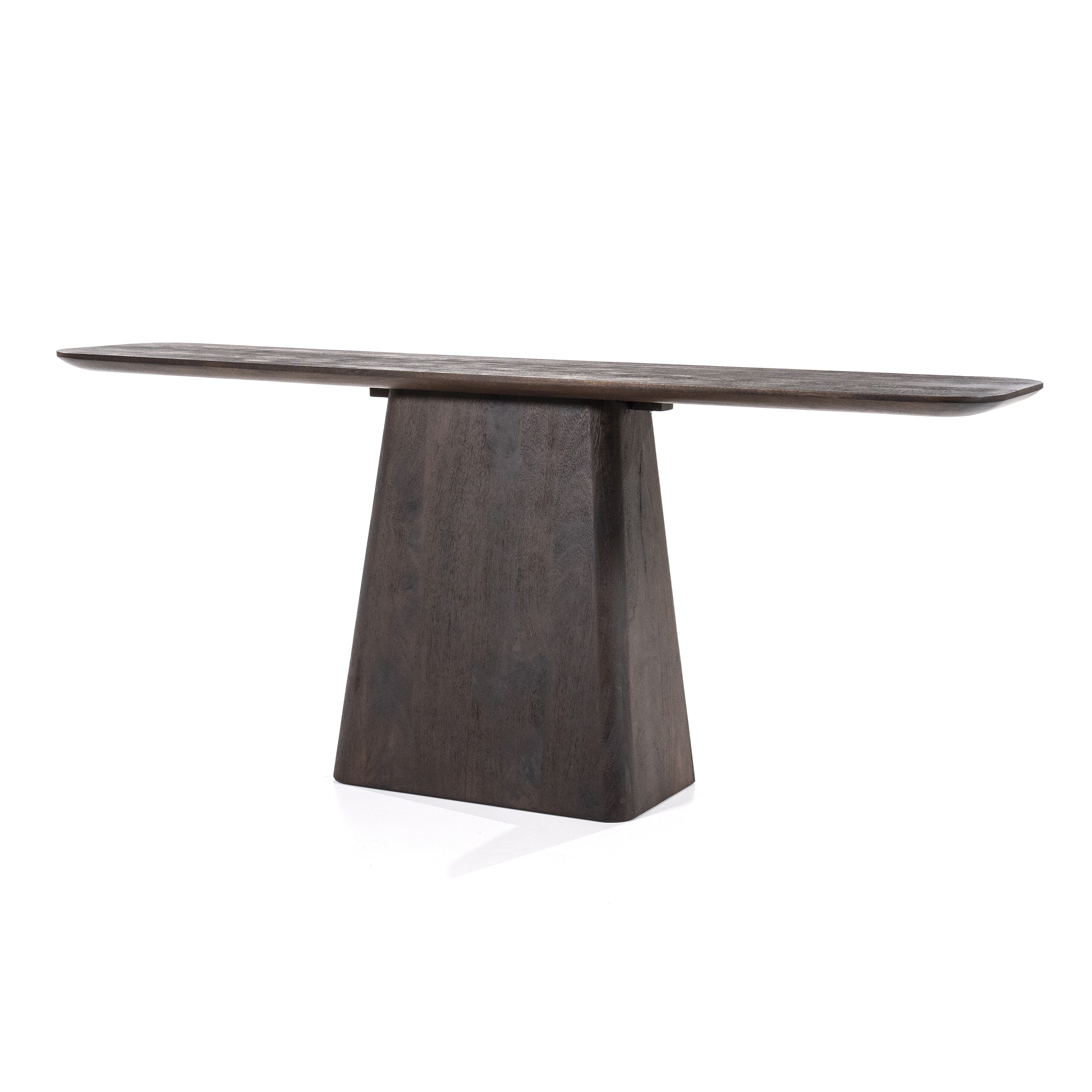 Eleonora Sidetable 'Aron' Mangohout, 180cm, kleur Bruin