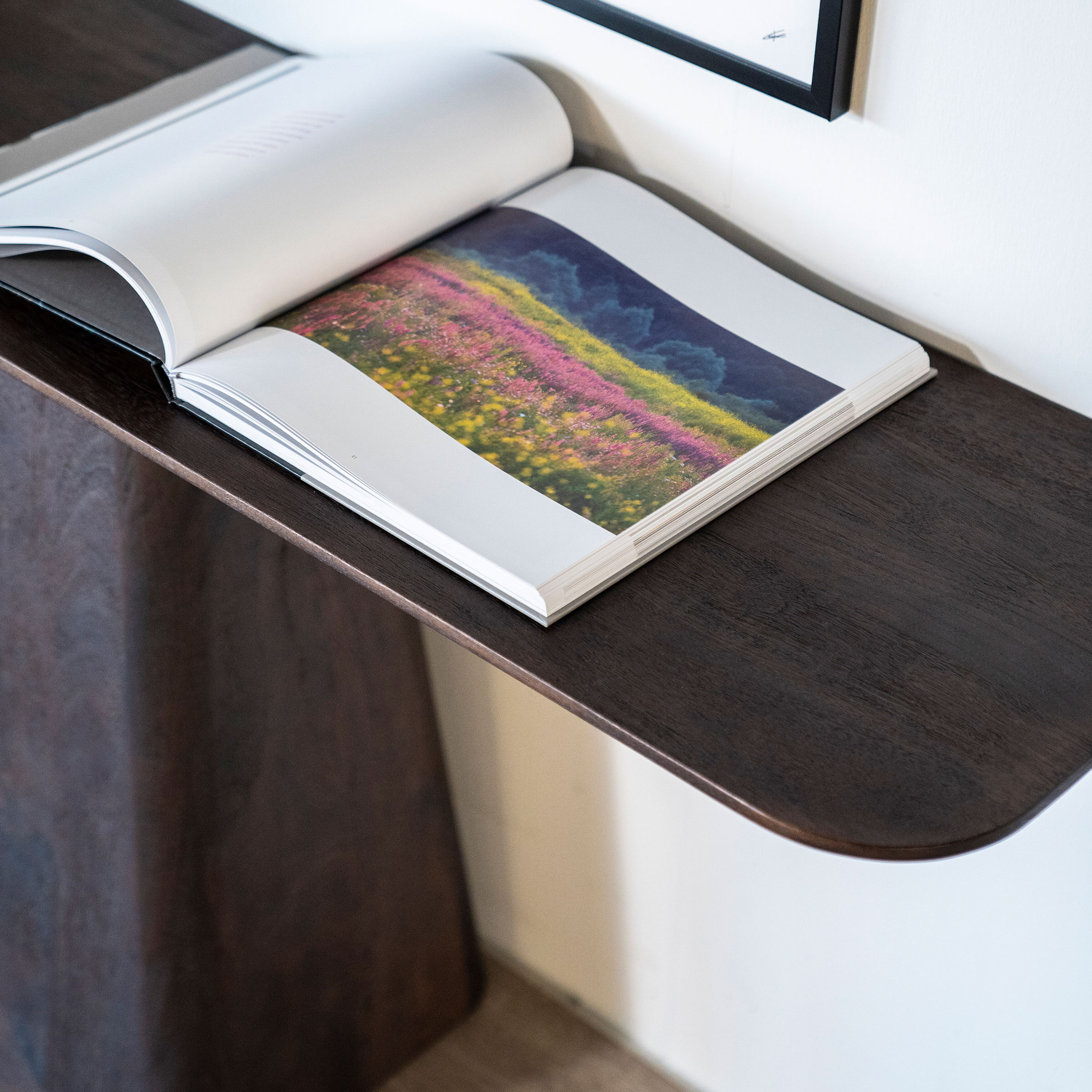Eleonora Sidetable 'Aron' Mangohout, 180cm, kleur Bruin